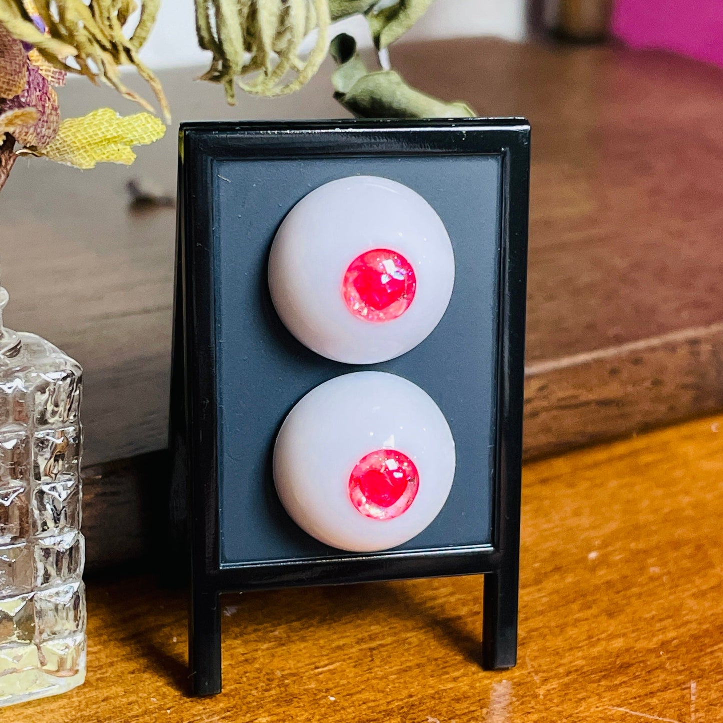 【Dear My Lady】半樹脂閃眼 櫻花 愛心瞳 小虹膜 / 16mm BJD 1/3 1/4 iMdaDoll AngelPhilia - 紀物書館+JiWu Bookstore