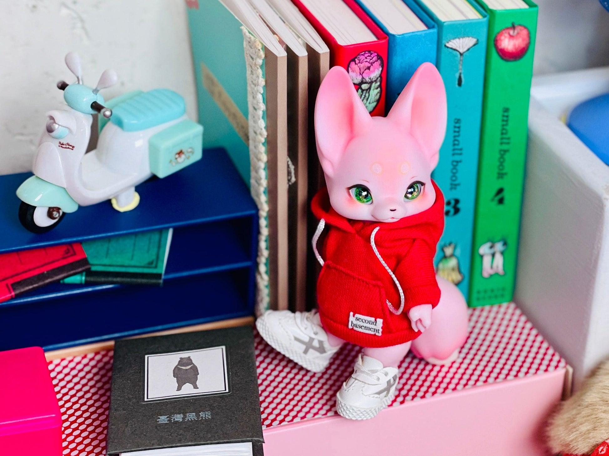 【Dear My Lady】半樹脂閃眼 抹茶 黑瞳 小星星 / 8mm BJD kumukuku Cocoriang OBITSU OB11 - 紀物書館+JiWu Bookstore