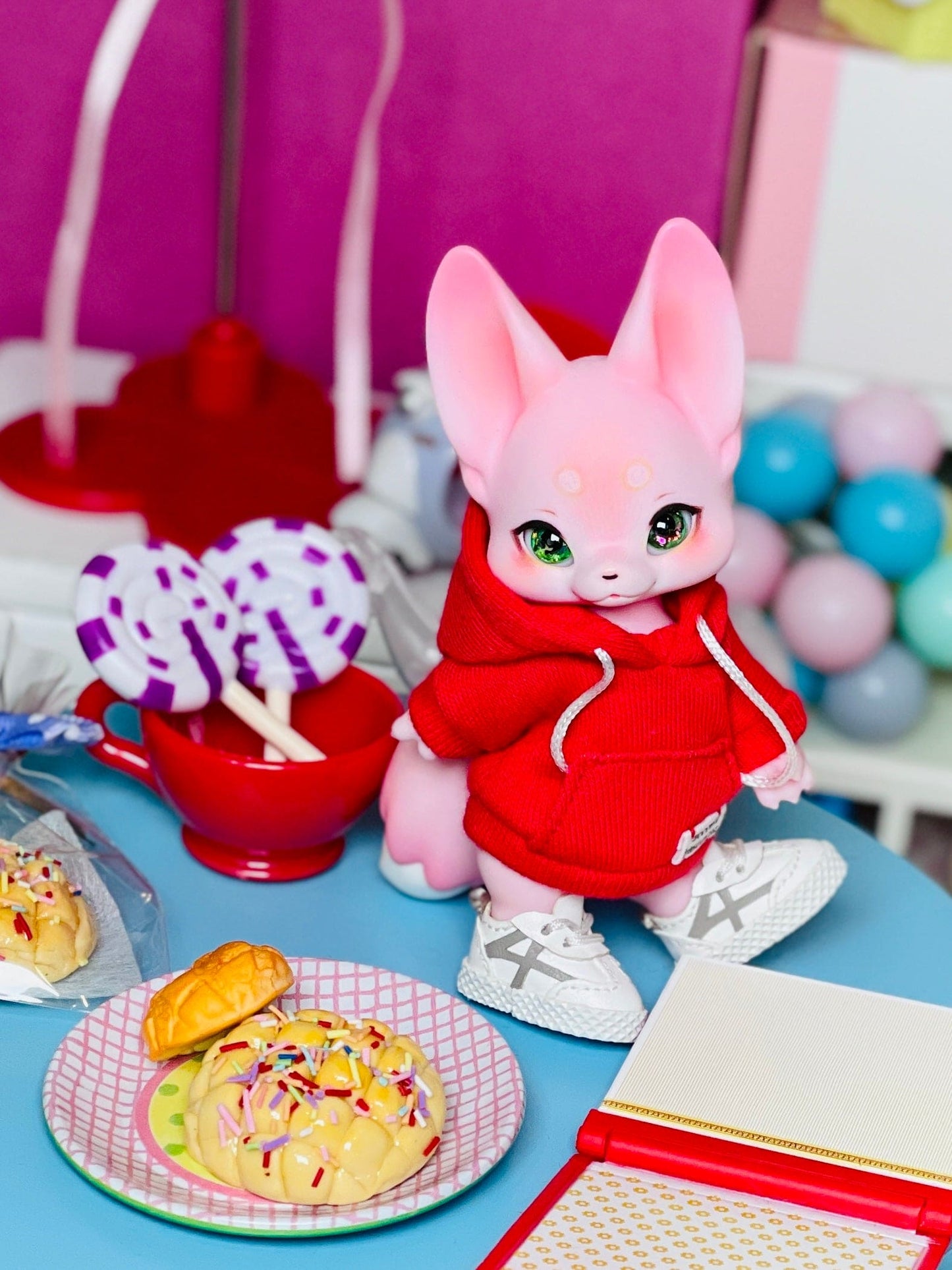 【Dear My Lady】半樹脂閃眼 抹茶 黑瞳 小星星 / 8mm BJD kumukuku Cocoriang OBITSU OB11 - 紀物書館+JiWu Bookstore