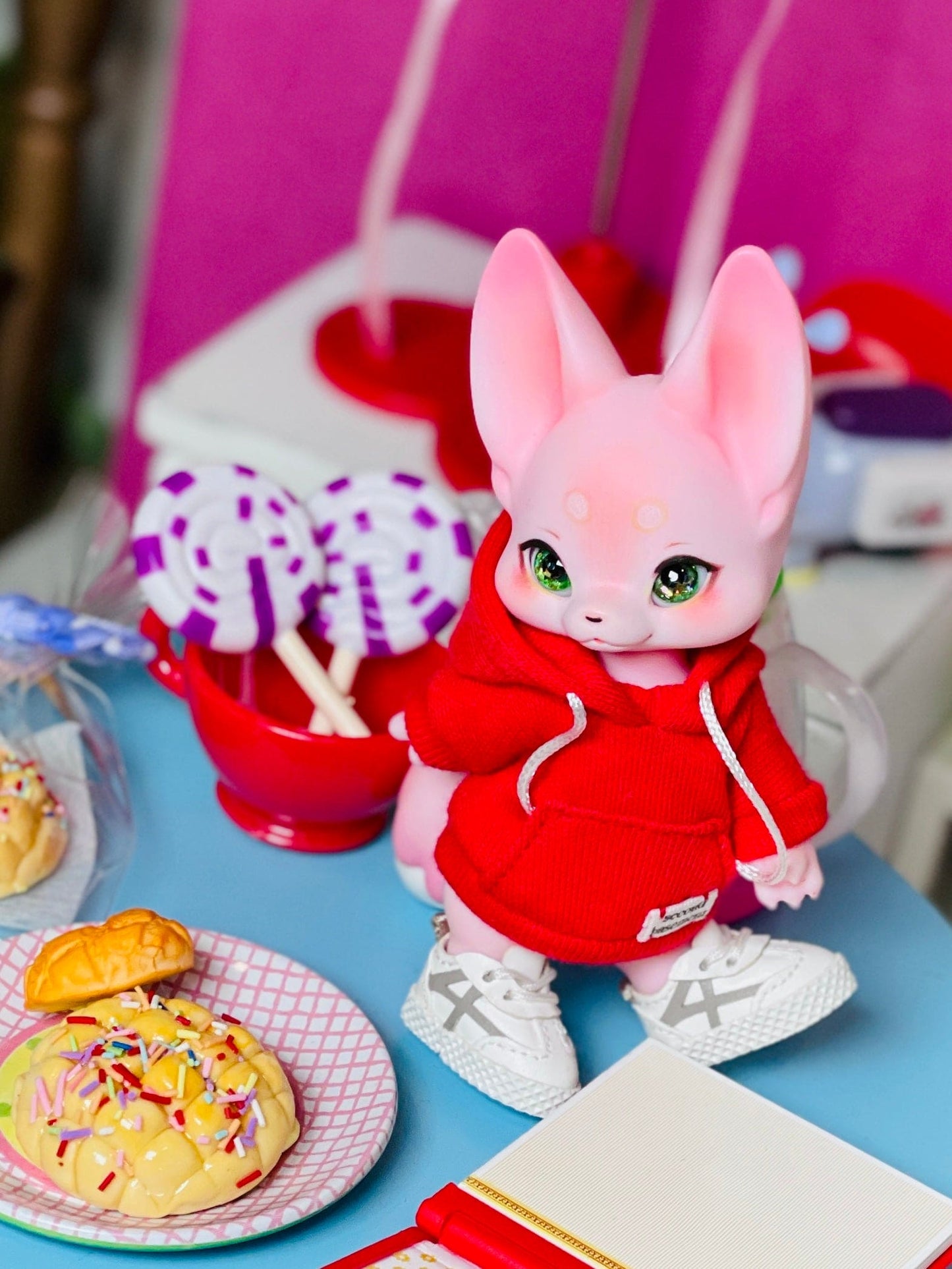 【Dear My Lady】半樹脂閃眼 抹茶 黑瞳 小星星 / 8mm BJD kumukuku Cocoriang OBITSU OB11 - 紀物書館+JiWu Bookstore