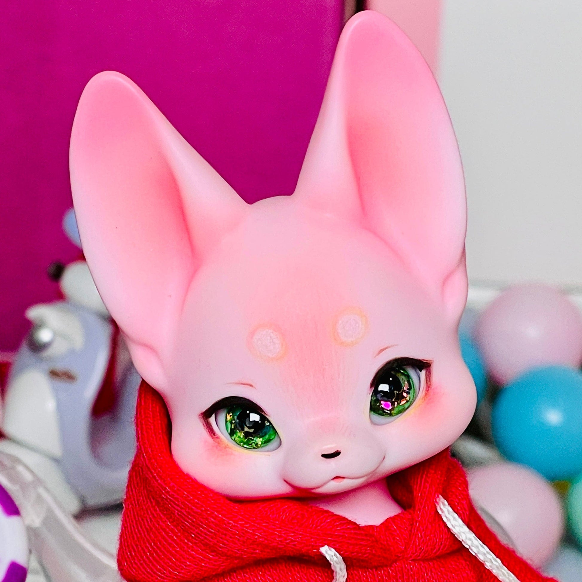 【Dear My Lady】半樹脂閃眼 抹茶 黑瞳 小星星 / 8mm BJD kumukuku Cocoriang OBITSU OB11 - 紀物書館+JiWu Bookstore