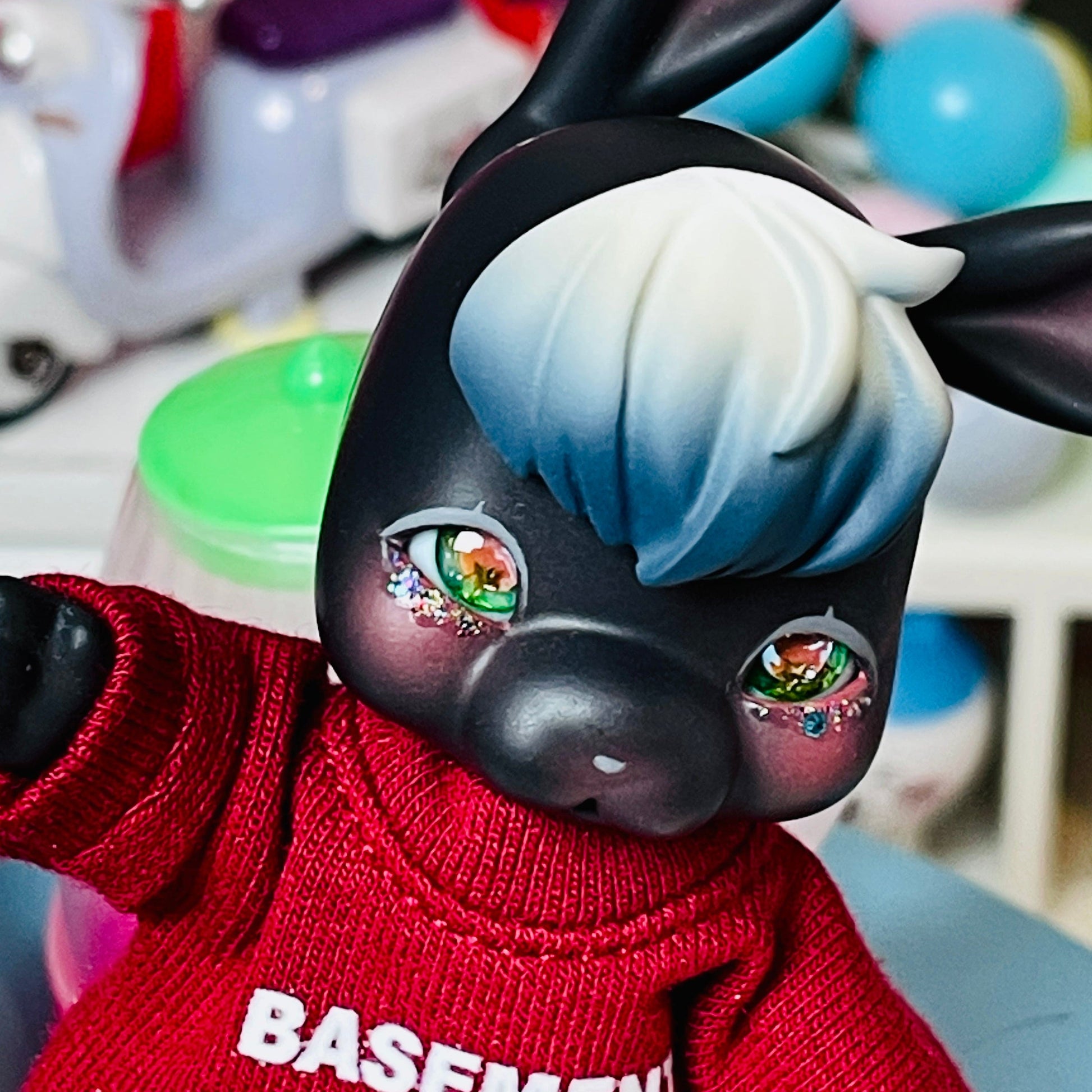 【Dear My Lady】半樹脂閃眼 哈密瓜 泡泡糖 小星星 / 8mm BJD kumukuku Cocoriang OBITSU OB11 - 紀物書館+JiWu Bookstore