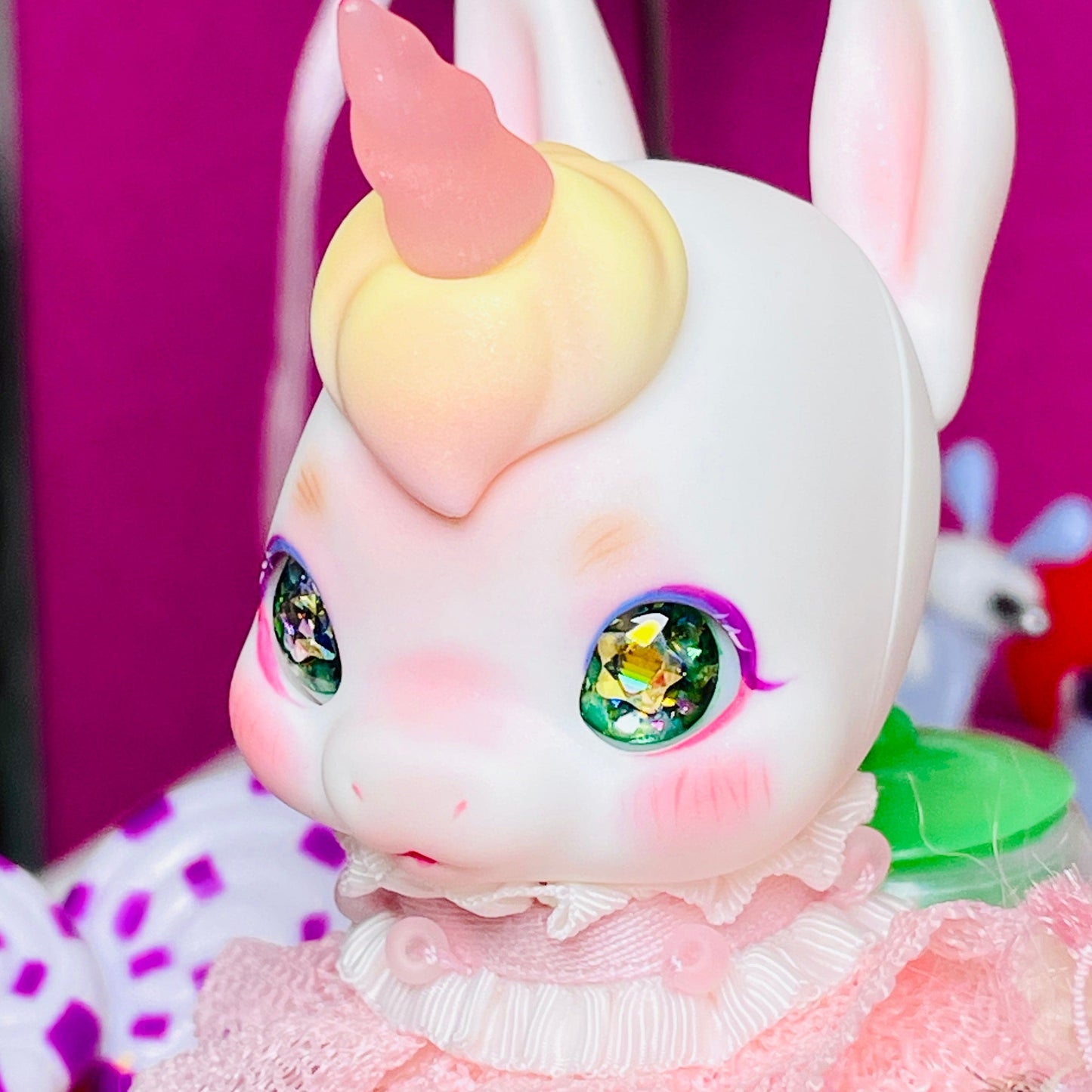 【Dear My Lady】半樹脂閃眼 抹茶 香檳星瞳 / 12mm BJD Cocoriang AngelPhilia 1/4 1/6 - 紀物書館+JiWu Bookstore