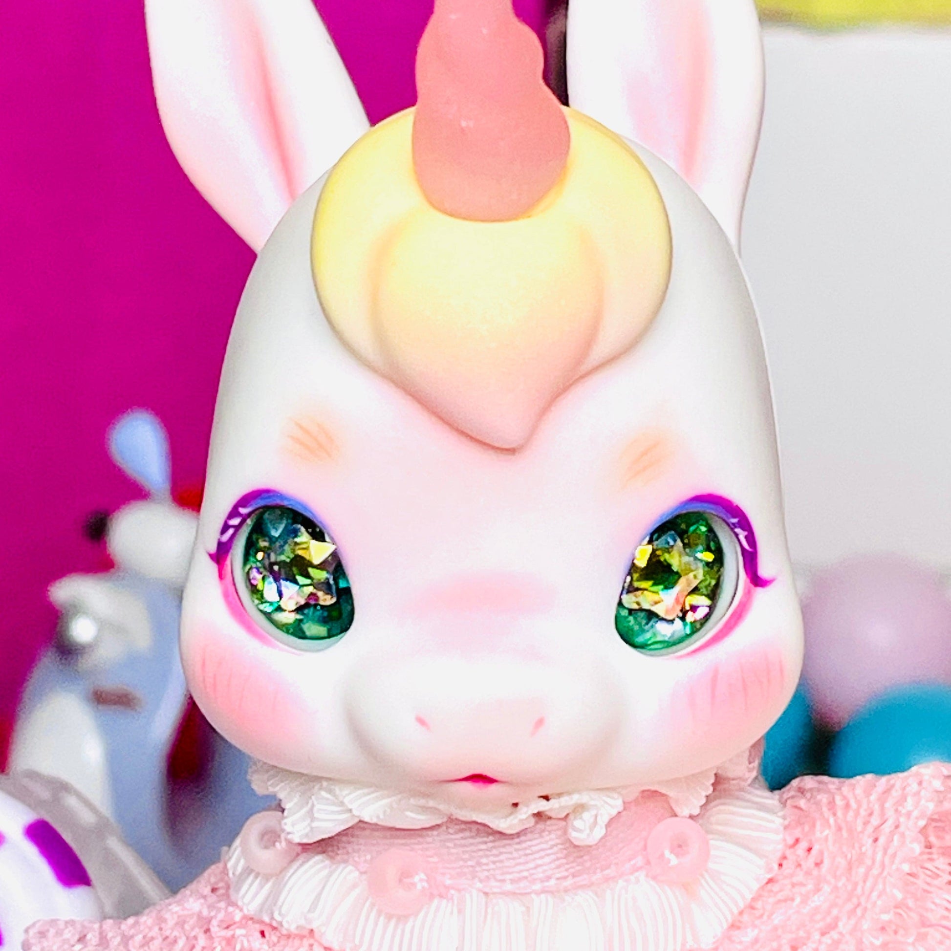 【Dear My Lady】半樹脂閃眼 抹茶 香檳星瞳 / 12mm BJD Cocoriang AngelPhilia 1/4 1/6 - 紀物書館+JiWu Bookstore