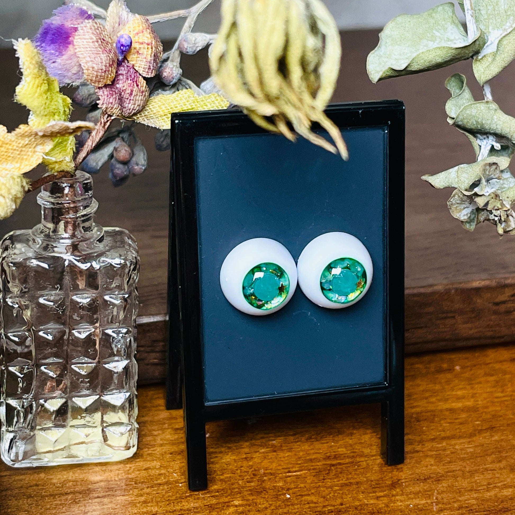 【Dear My Lady】半樹脂閃眼 抹茶 奶綠瞳 小星星 / 10mm BJD kumukuku Cocoriang OBITSU OB11 - 紀物書館+JiWu Bookstore