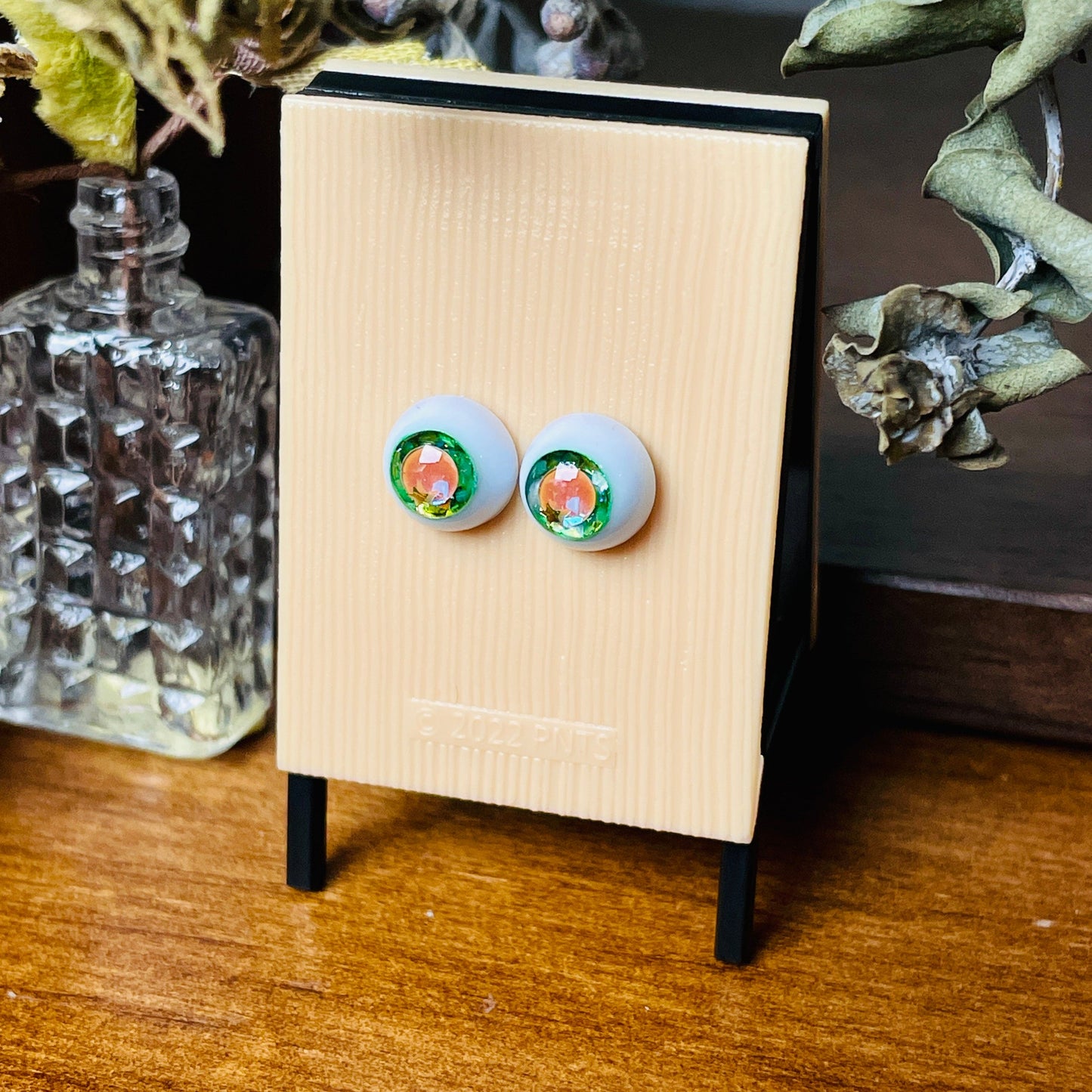 【Dear My Lady】半樹脂閃眼 哈密瓜 泡泡糖 小星星 / 8mm BJD kumukuku Cocoriang OBITSU OB11 - 紀物書館+JiWu Bookstore