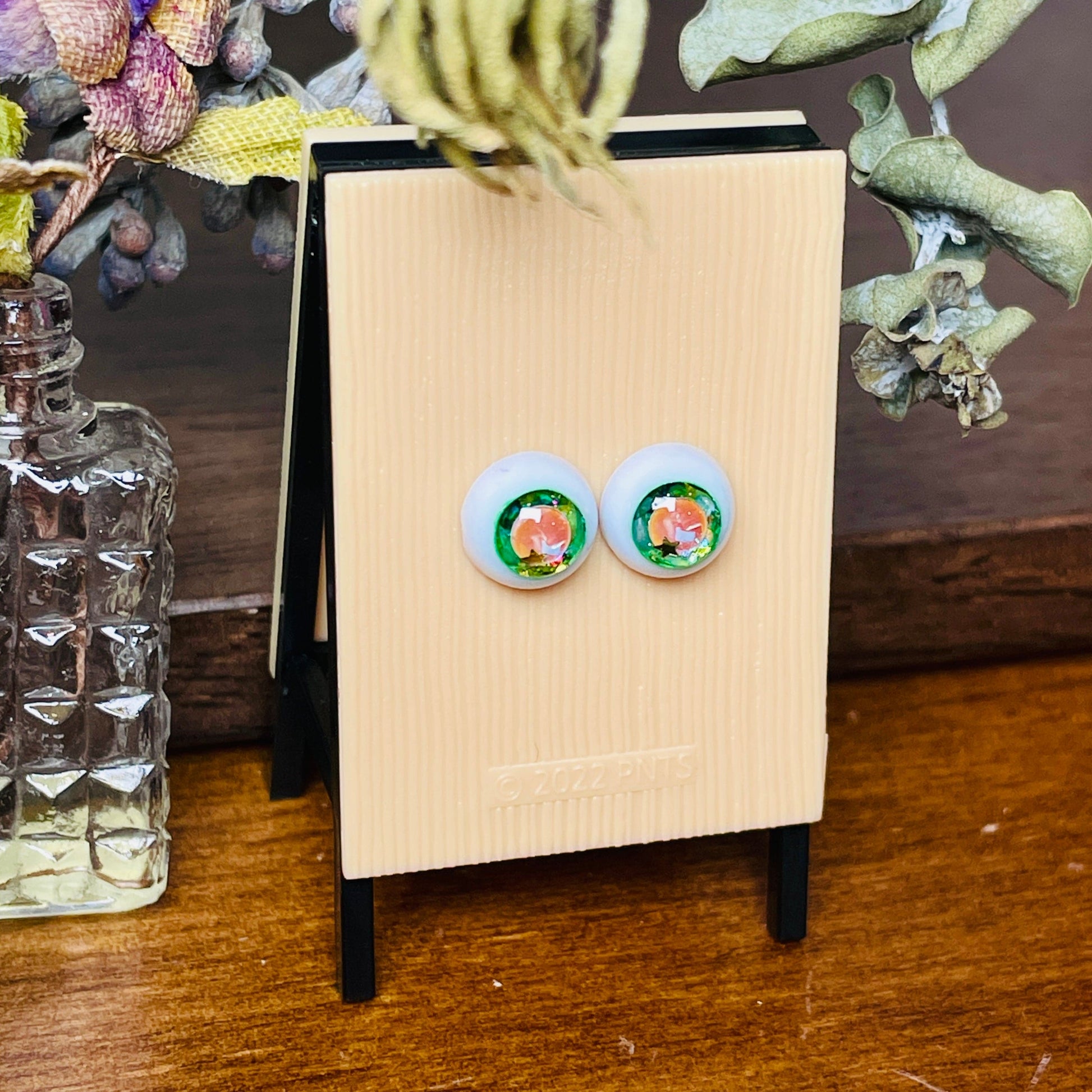 【Dear My Lady】半樹脂閃眼 哈密瓜 泡泡糖 小星星 / 8mm BJD kumukuku Cocoriang OBITSU OB11 - 紀物書館+JiWu Bookstore