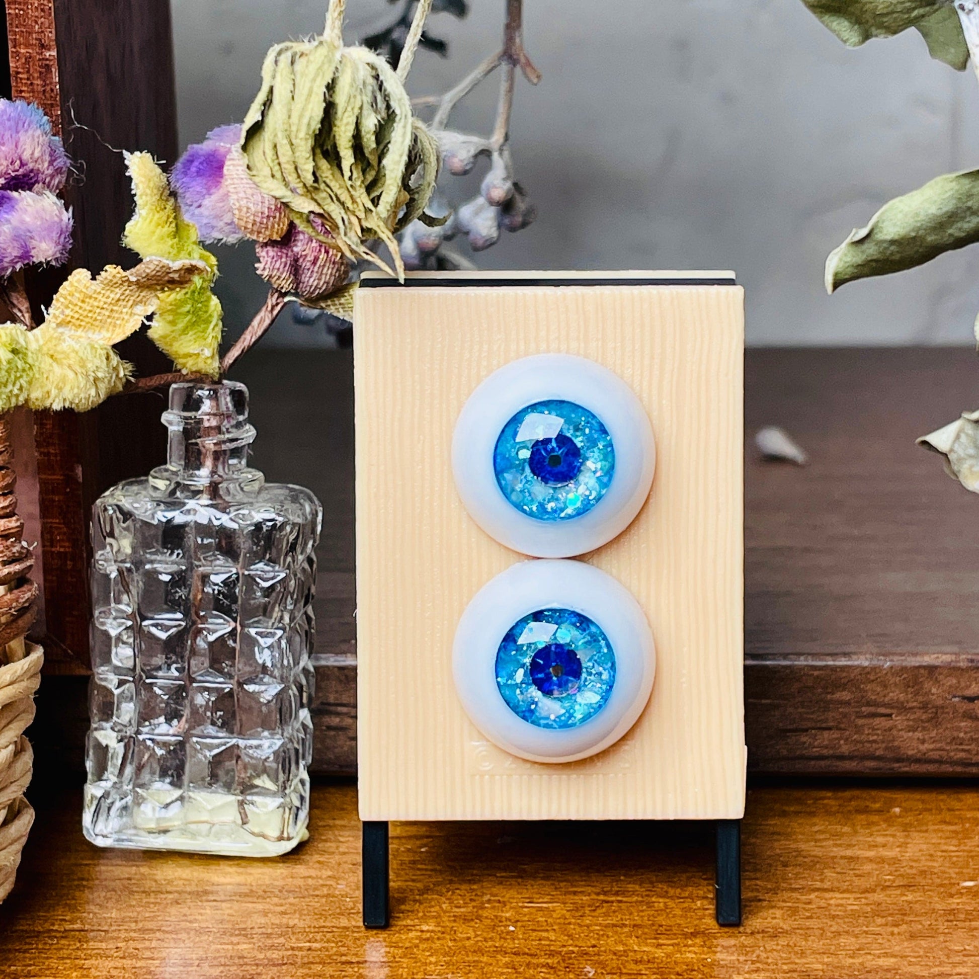 【Dear My Lady】半樹脂閃眼 海洋寶藏 深藍鑽瞳 / 16mm BJD 1/3 1/4 iMdaDoll AngelPhilia - 紀物書館+JiWu Bookstore