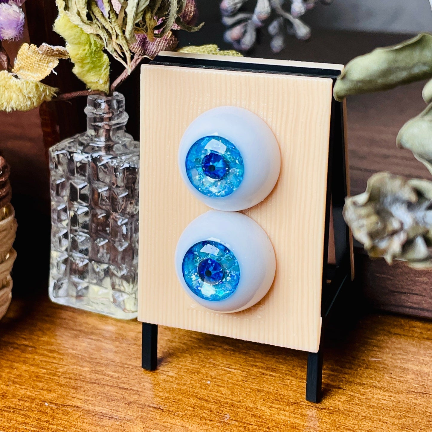 【Dear My Lady】半樹脂閃眼 海洋寶藏 深藍鑽瞳 / 16mm BJD 1/3 1/4 iMdaDoll AngelPhilia - 紀物書館+JiWu Bookstore