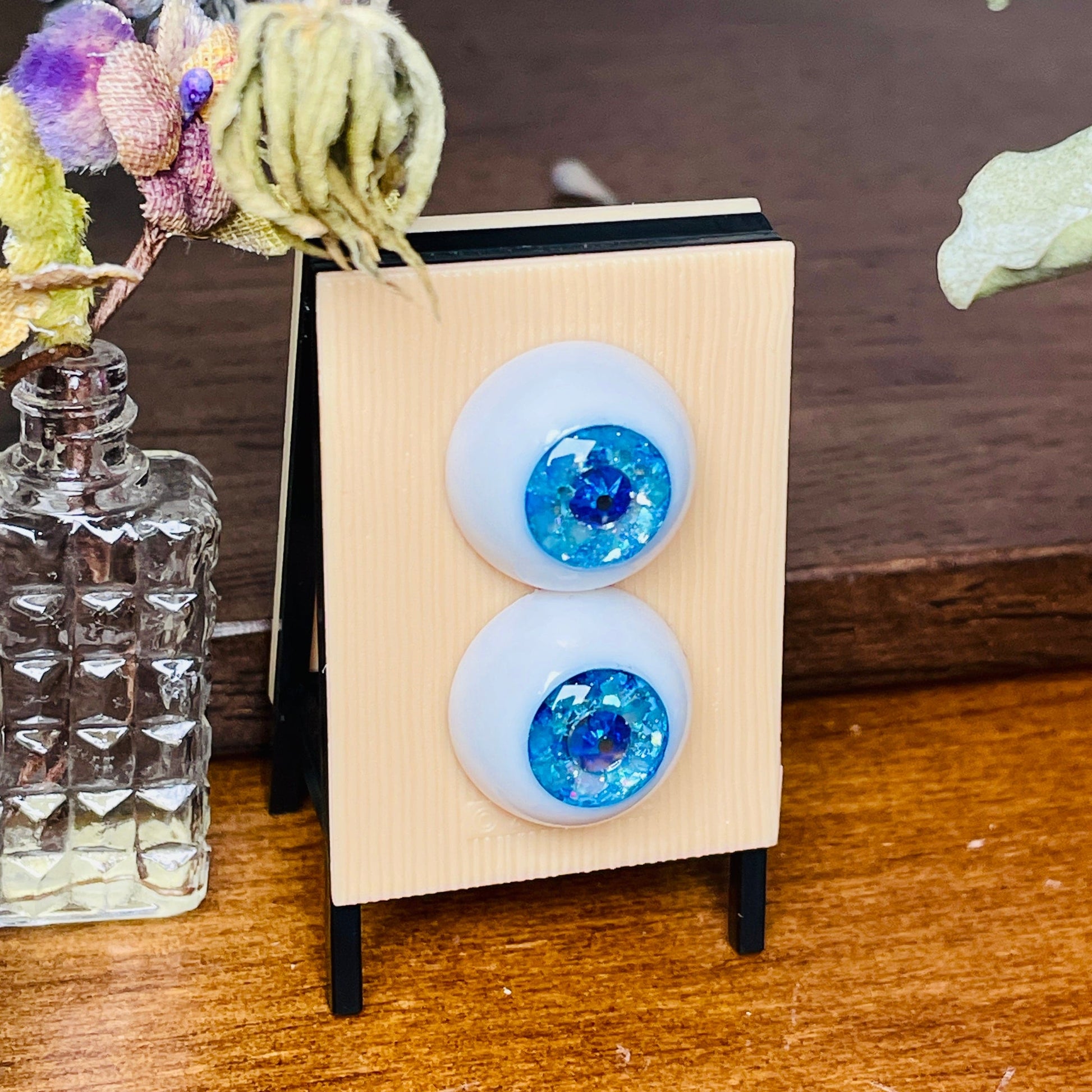 【Dear My Lady】半樹脂閃眼 海洋寶藏 深藍鑽瞳 / 16mm BJD 1/3 1/4 iMdaDoll AngelPhilia - 紀物書館+JiWu Bookstore