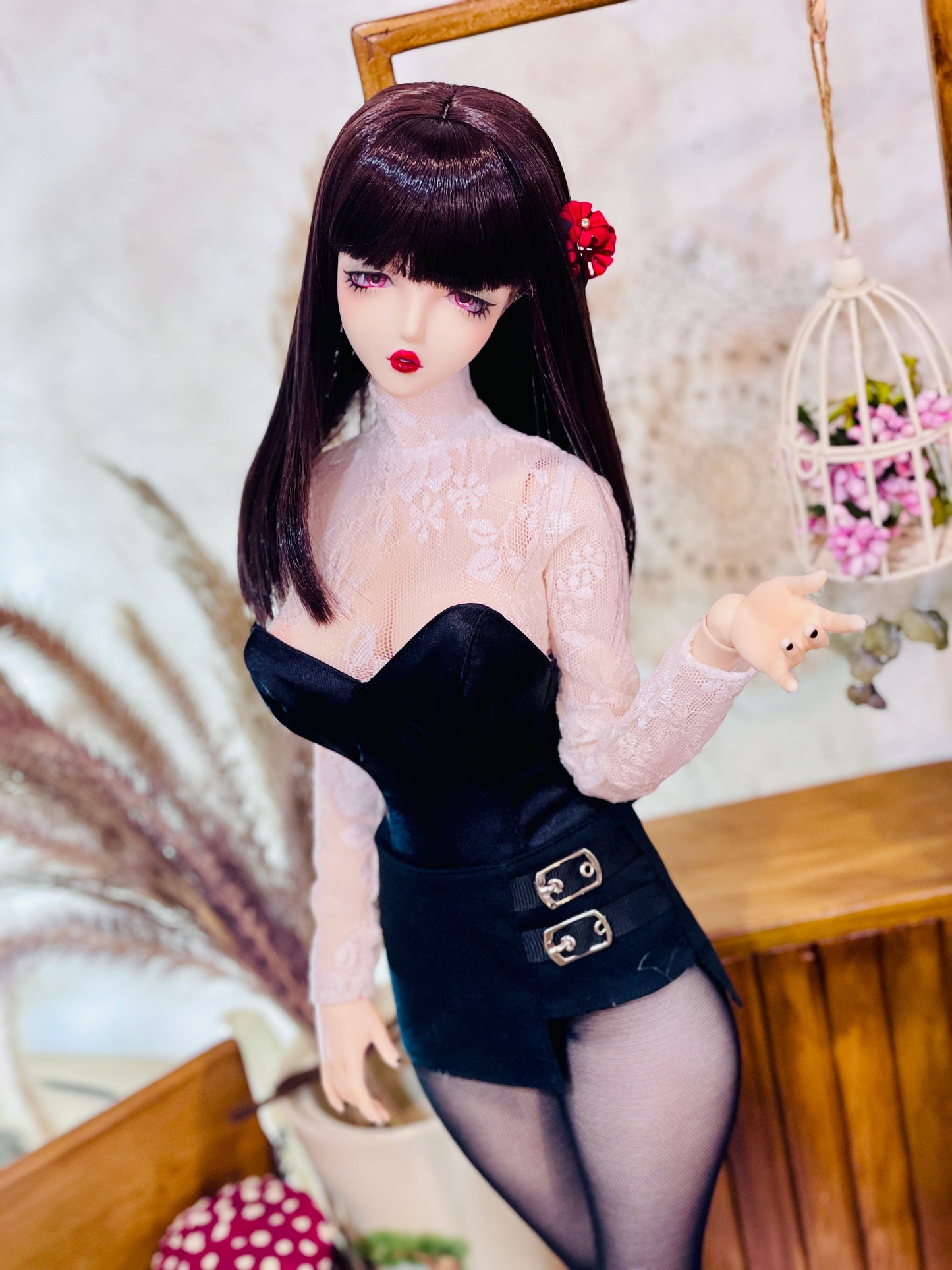 【AZONE】緞面兔女郎套裝 / BJD 3分 OB50 50cm AZO2 Angel Philia - 紀物書館+JiWu Bookstore