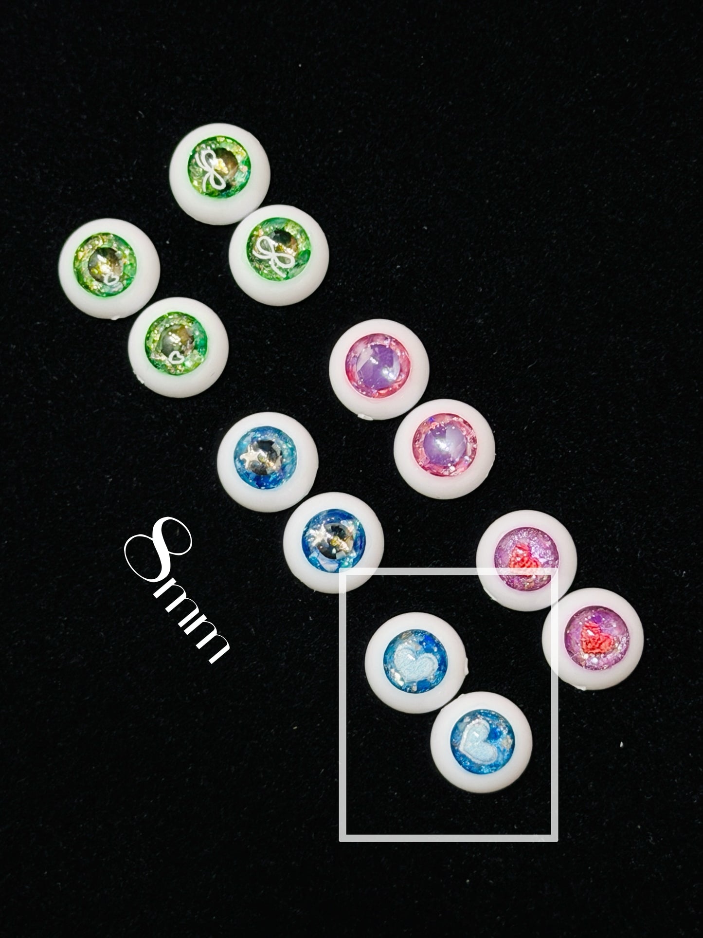 【Dear My Lady】16554 藍 / 8mm BJD kumukuku Cocoriang OBITSU OB11