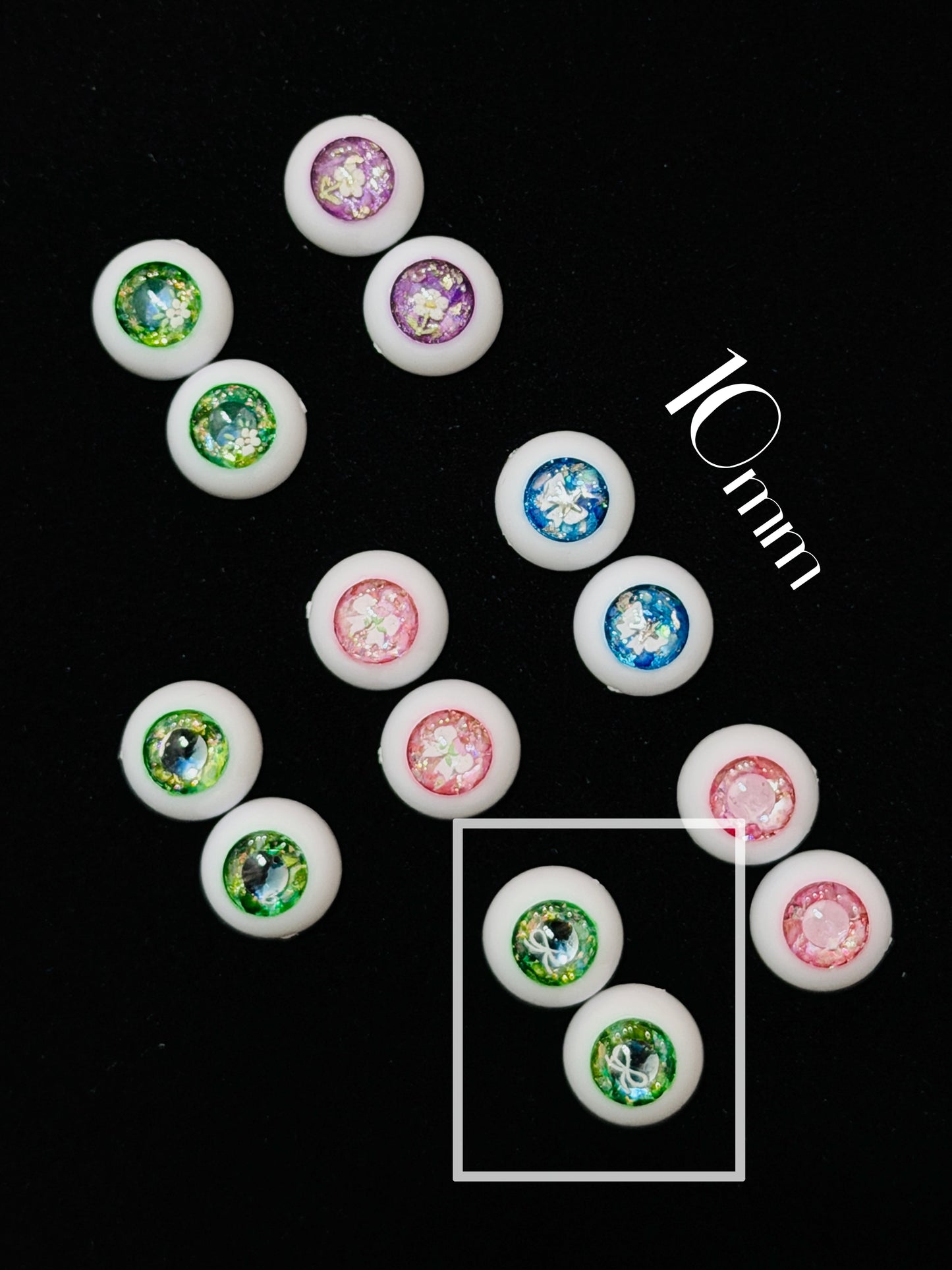【Dear My Lady】16561 綠 / 10mm BJD kumukuku Cocoriang OBITSU OB11