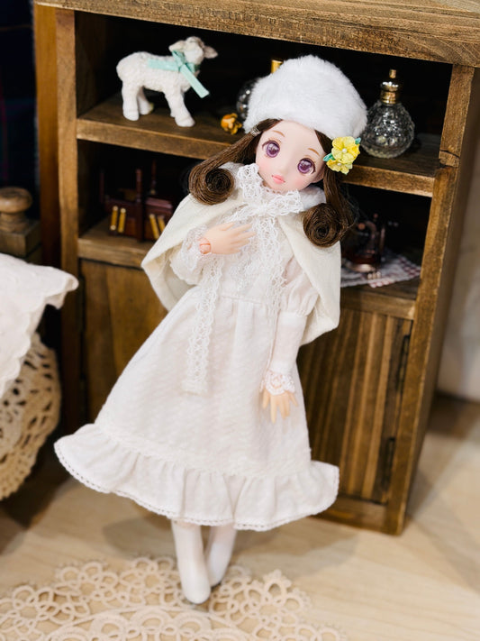 【Licca Castle】Galum Collection 13 Ribbon Cape Dress Set / 22cm Pureneemo OB22 ruruko