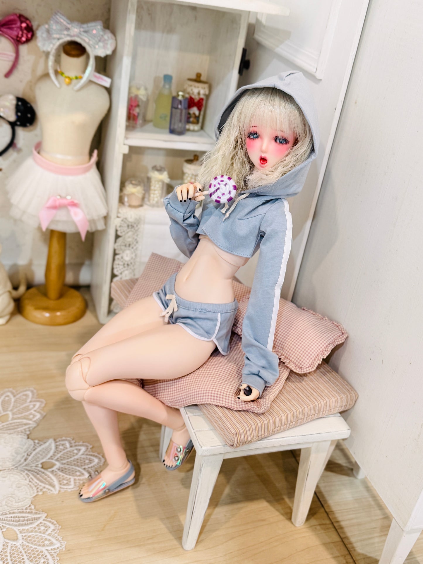 【1PinFun】寬帶涼鞋 / BJD MSD MDD 1/4 AngelPhilia AZO2 AZONE OB50
