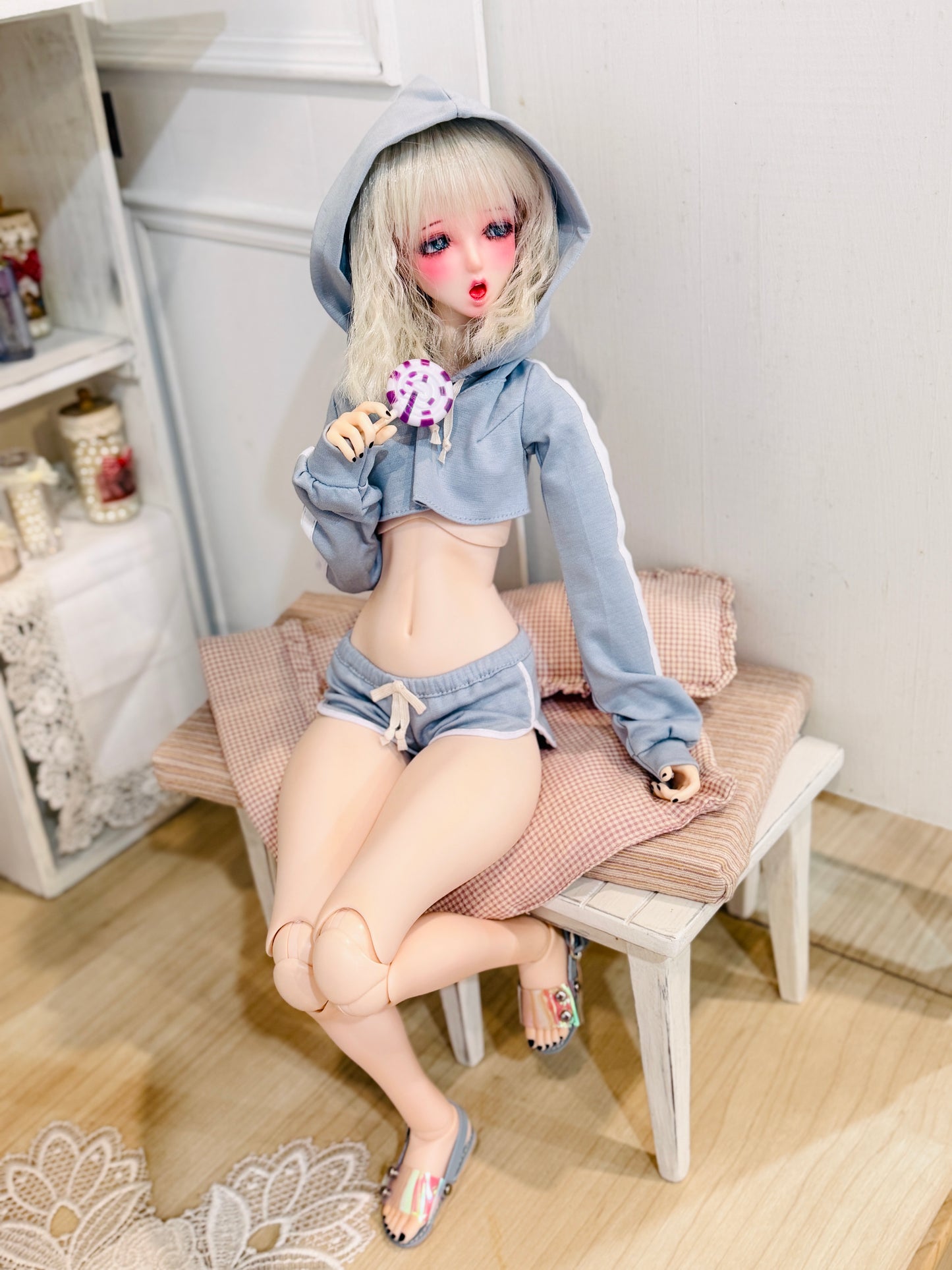 【1PinFun】寬帶涼鞋 / BJD MSD MDD 1/4 AngelPhilia AZO2 AZONE OB50
