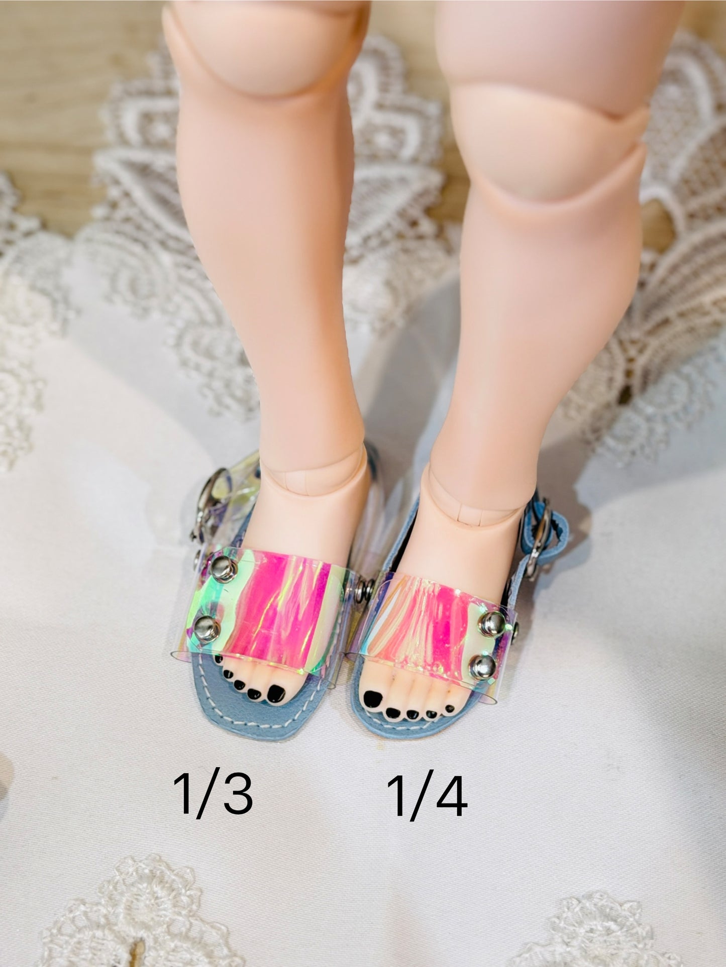 【1PinFun】寬帶涼鞋 / BJD MSD MDD 1/4 AngelPhilia AZO2 AZONE OB50