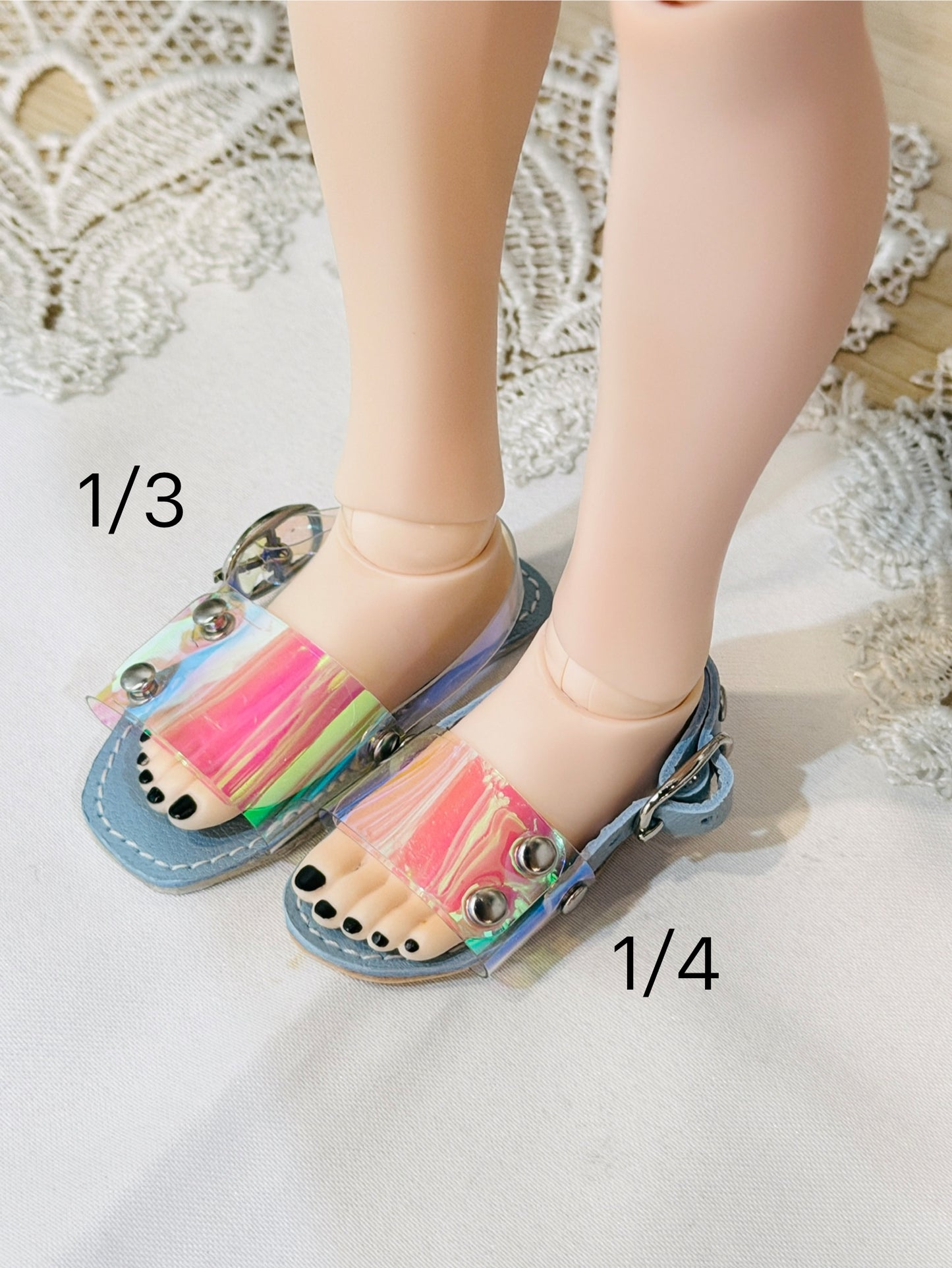 【1PinFun】寬帶涼鞋 / BJD MSD MDD 1/4 AngelPhilia AZO2 AZONE OB50
