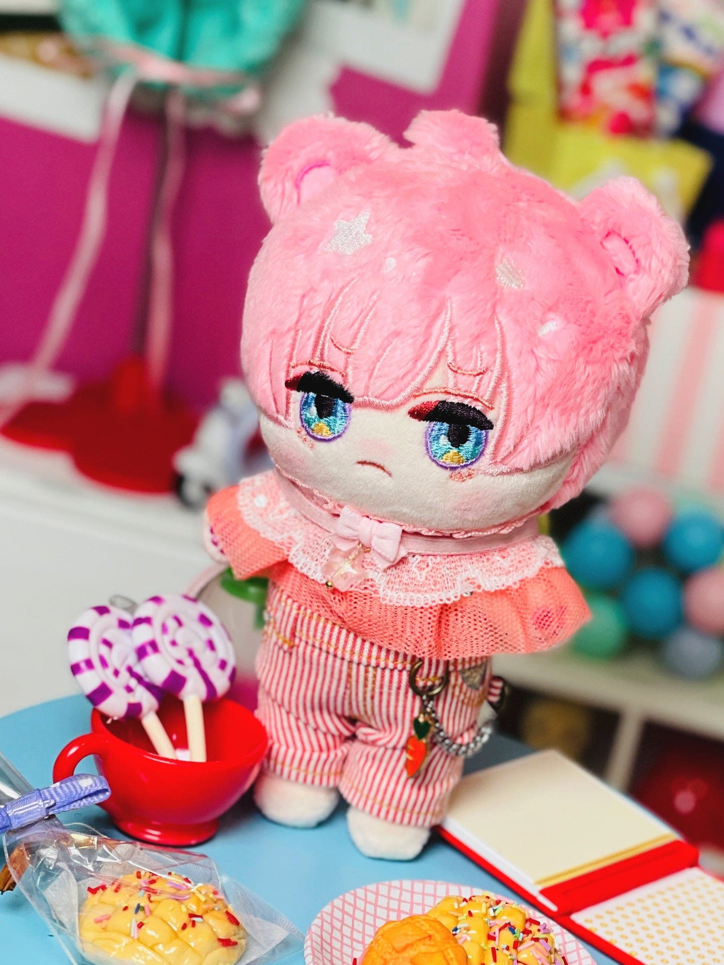 【TrioRhombus小角落】星語綺夢領巾 多色 / 10cm 棉花娃 - 紀物書館+JiWu Bookstore