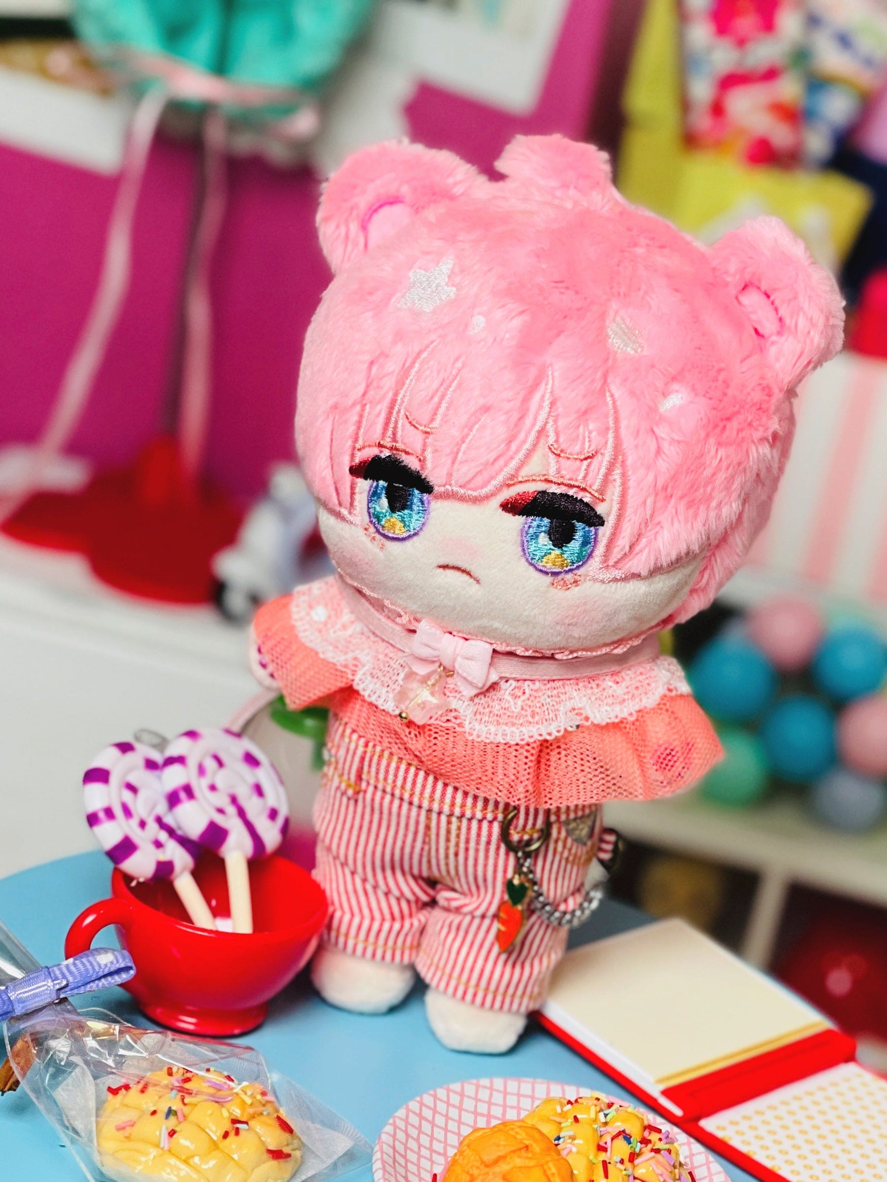 【TrioRhombus小角落】星語綺夢領巾 多色 / 10cm 棉花娃 - 紀物書館+JiWu Bookstore