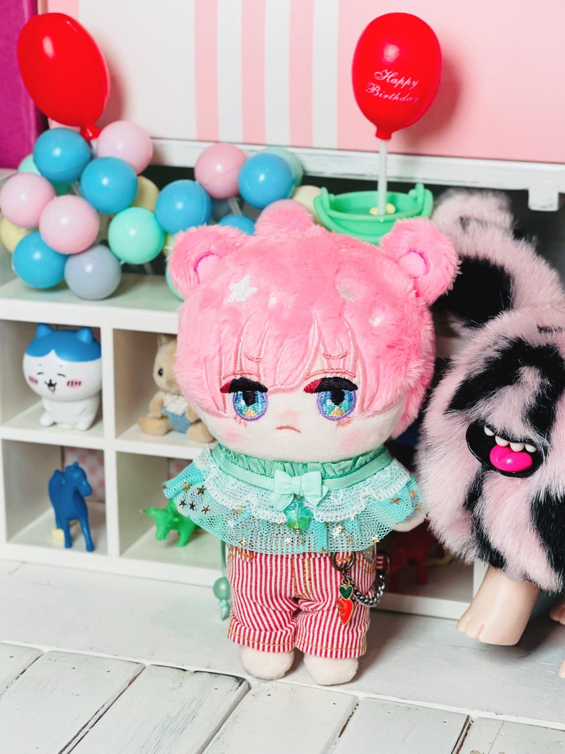 【TrioRhombus小角落】星語綺夢領巾 多色 / 10cm 棉花娃 - 紀物書館+JiWu Bookstore