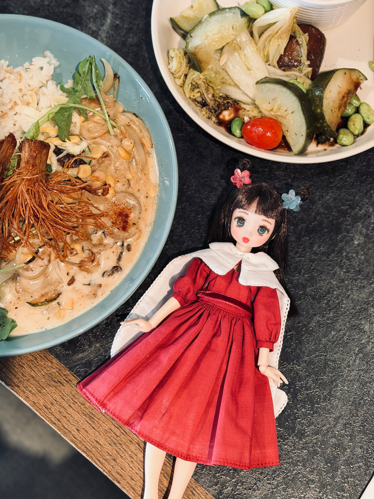 【Licca Castle】Galum Collection 29 雙色洋裝套組 / 22cm Pureneemo OB22 ruruko - 紀物書館+JiWu Bookstore