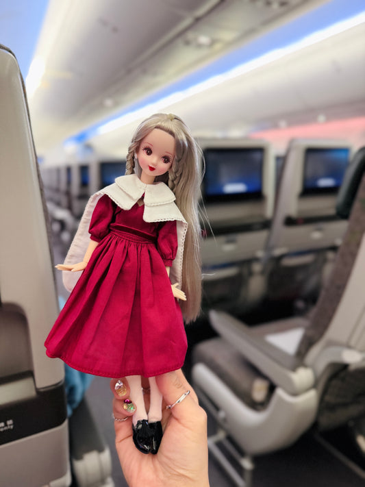 【Licca Castle】Galum Collection 29 雙色洋裝套組 / 22cm Pureneemo OB22 ruruko