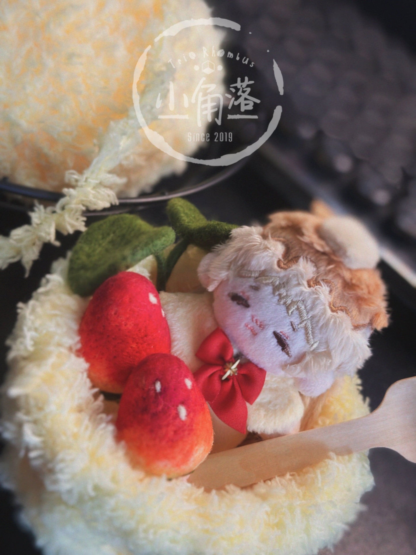 【TrioRhombus小角落】搖籃塔 草莓夢境 套組 / BJD kumukuku 棉花娃 小寵 甜心小熊 - 紀物書館+JiWu Bookstore