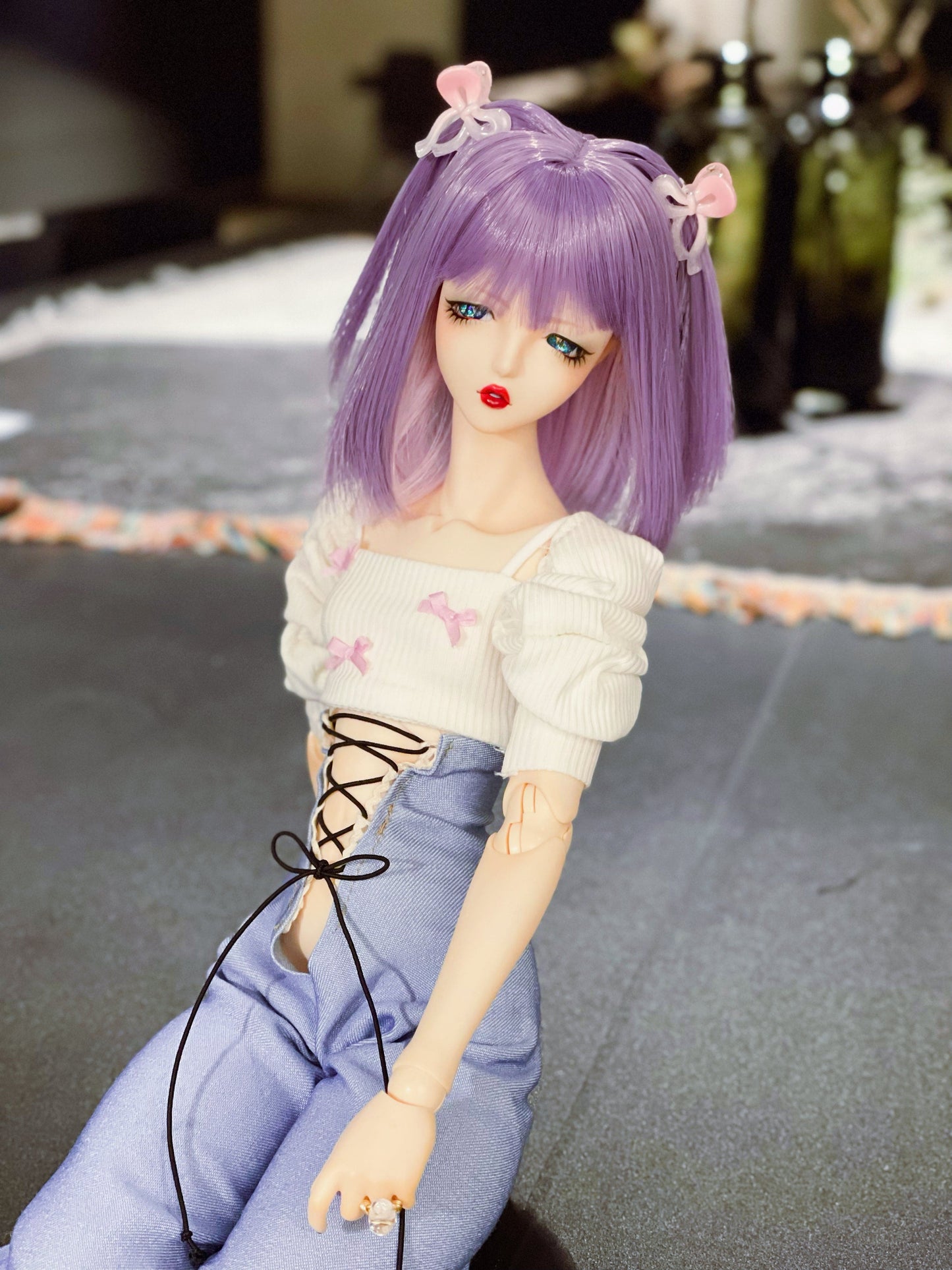 【紀物】鯊魚夾 蝴蝶結 兩入組 / BJD 3分 4分 Azone MDD DD AZO2 AngelPhilia