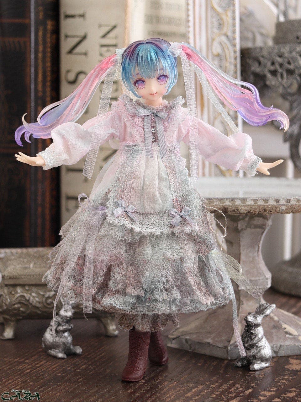 【りゅんりゅん亭 Ryunn Ryunn Tei】BikiniStyle CARA Chiaro 含妝頭套組 Fluorite / AZONE Pureneemo