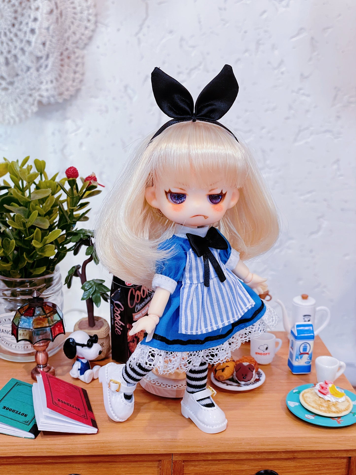 【PARABOX】Alice Dress Set/OBITSU OB11 Azone P Body PARABOcCLE Nini Body