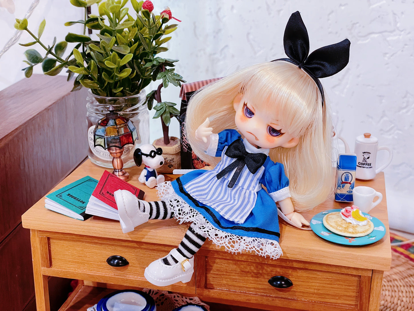 【PARABOX】Alice Dress Set/OBITSU OB11 Azone P Body PARABOcCLE Nini Body