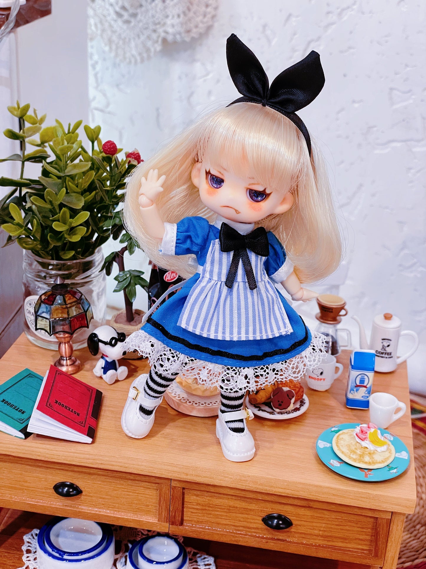 【PARABOX】Alice Dress Set/OBITSU OB11 Azone P Body PARABOcCLE Nini Body