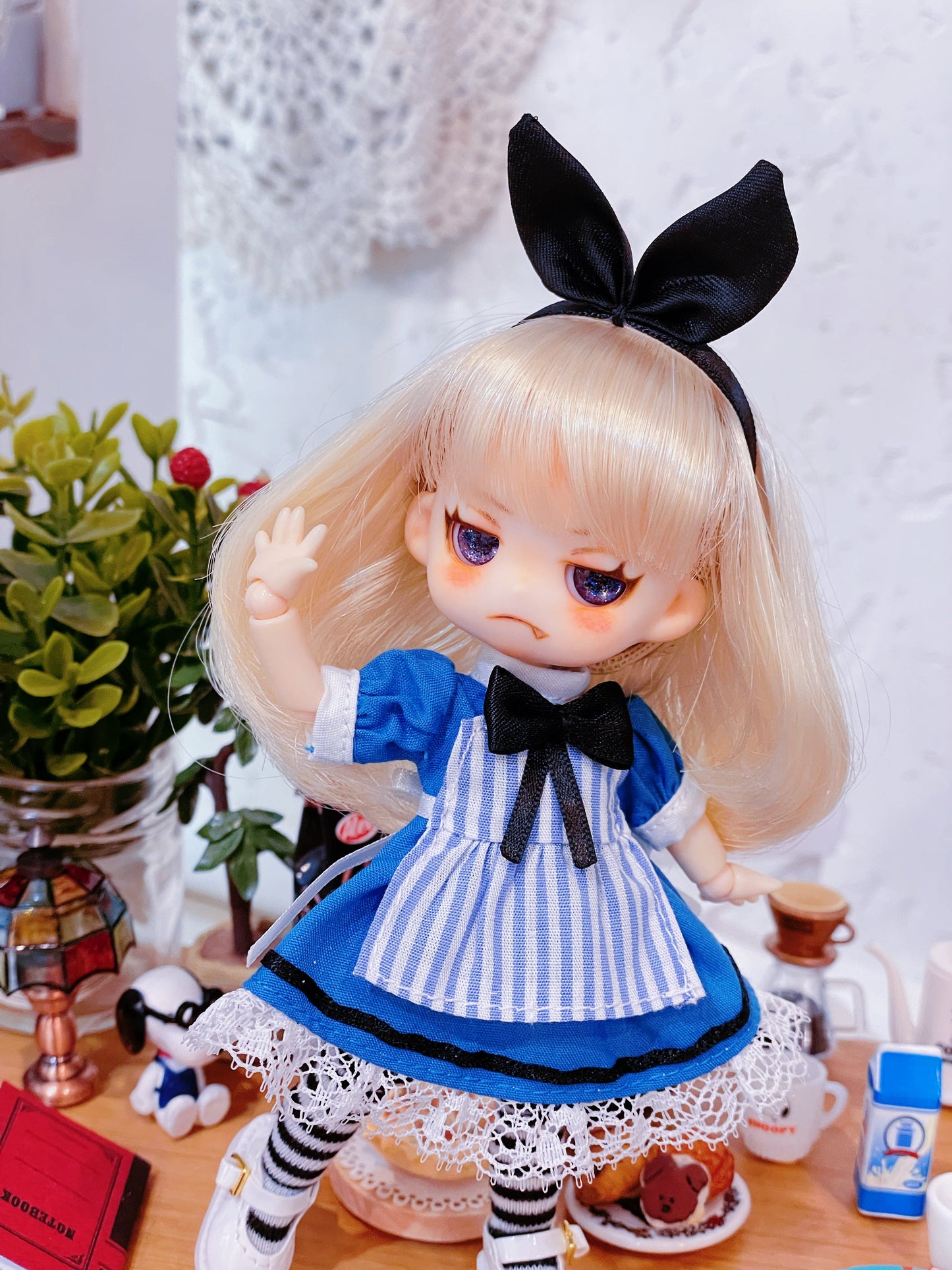 【PARABOX】Alice Dress Set/OBITSU OB11 Azone P Body PARABOcCLE Nini Body