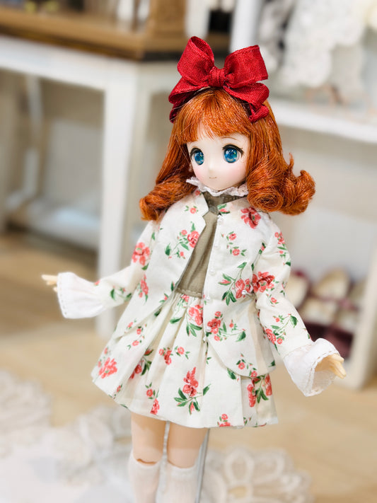 【Licca Castle】Galum Collection 23 印花外套洋裝組 / 22cm Pureneemo OB22 ruruko