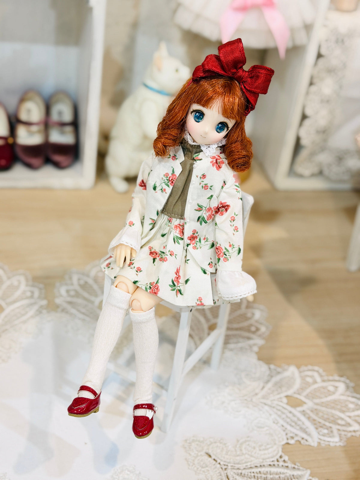 【Licca Castle】Galum Collection 23 印花外套洋裝組 / 22cm Pureneemo OB22 ruruko - 紀物書館+JiWu Bookstore
