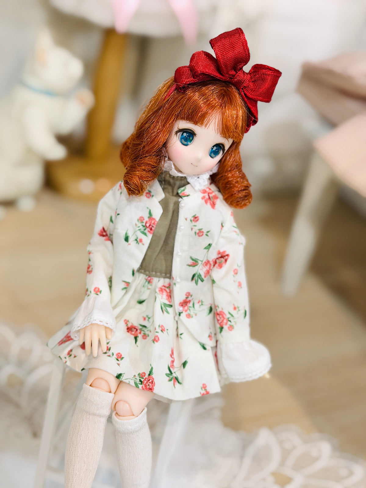 【Licca Castle】Galum Collection 23 印花外套洋裝組 / 22cm Pureneemo OB22 ruruko - 紀物書館+JiWu Bookstore