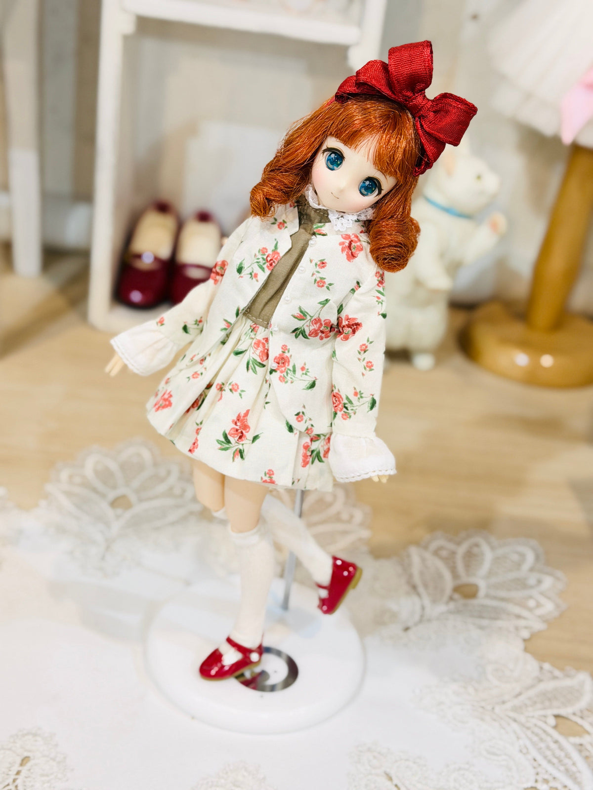 【Licca Castle】Galum Collection 23 印花外套洋裝組 / 22cm Pureneemo OB22 ruruko - 紀物書館+JiWu Bookstore