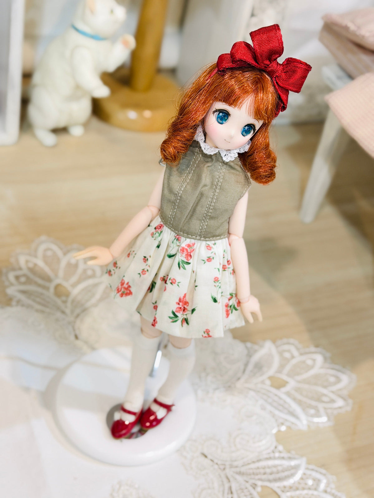 【Licca Castle】Galum Collection 23 印花外套洋裝組 / 22cm Pureneemo OB22 ruruko - 紀物書館+JiWu Bookstore