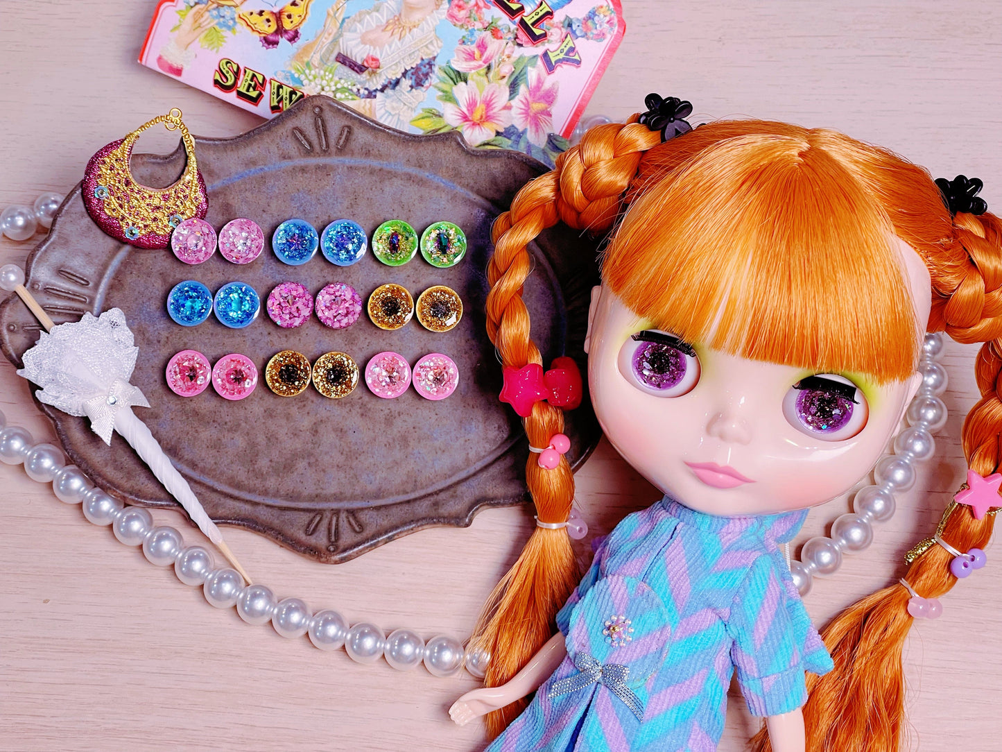 【Dear My Lady】Semi-resin small cloth special pupil lens/Blythe small cloth pupil lens NeoBlythe