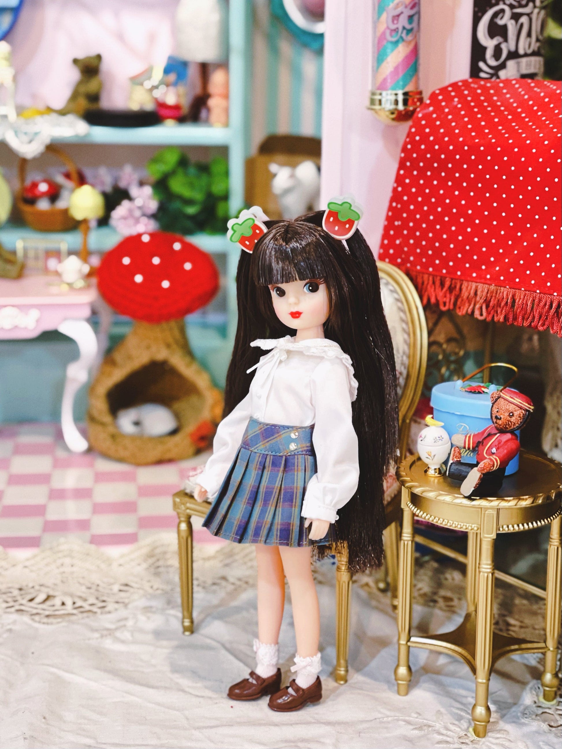 【AZONE】瑪莉珍鞋 膠鞋 多色 / 12 分 Picconeemo S M 復刻莉卡 - 紀物書館+JiWu Bookstore