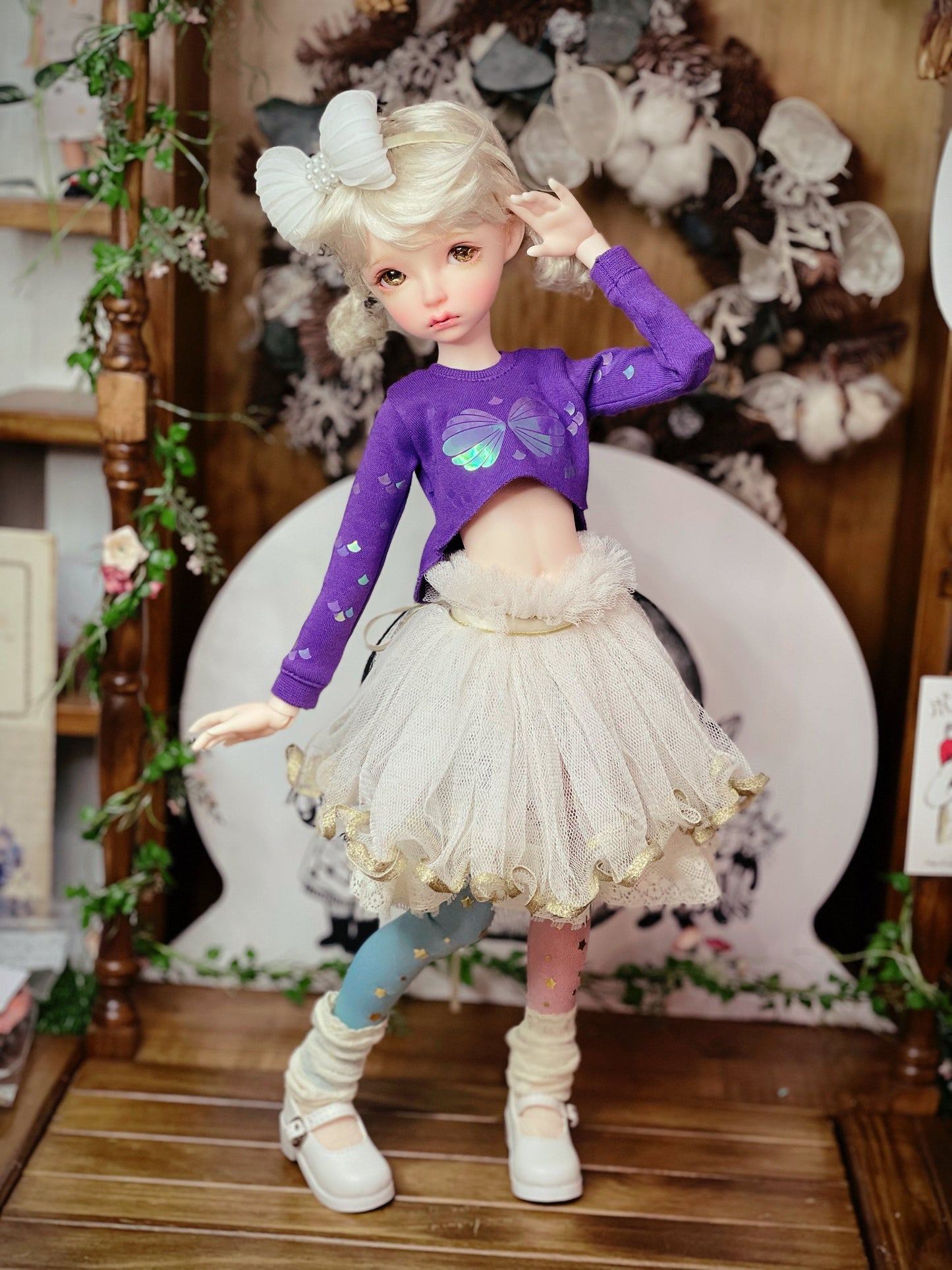 【ファティアオドールショップ】マットメリージェーン C13 マルチカラー/BJD 4点 MSD MDD AZONE AZO2 BO50 AngelPhilia