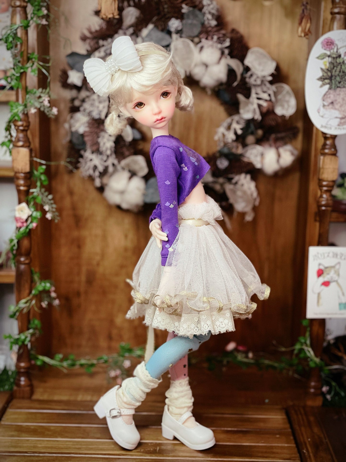 【ファティアオドールショップ】マットメリージェーン C13 マルチカラー/BJD 4点 MSD MDD AZONE AZO2 BO50 AngelPhilia