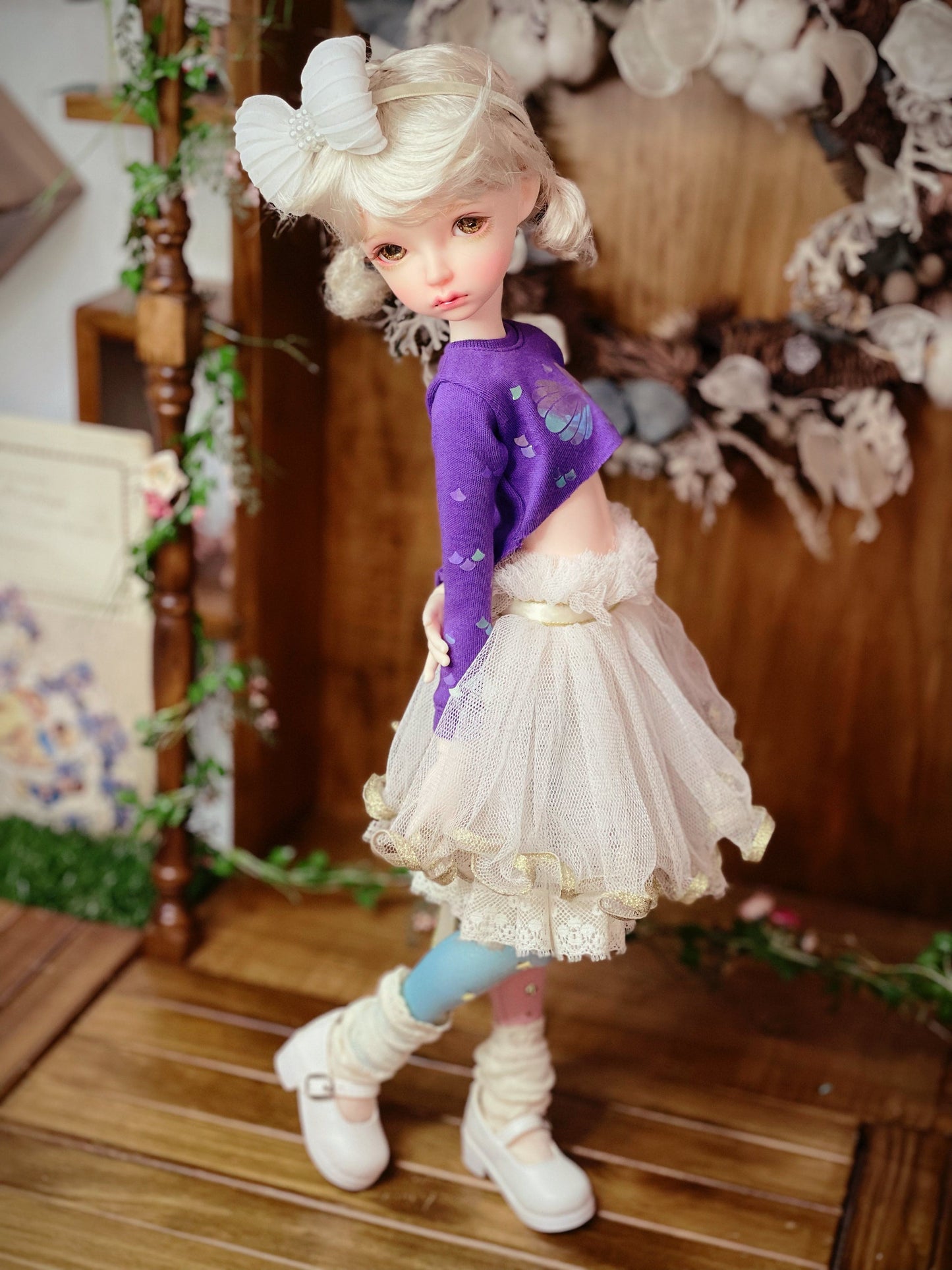 【ファティアオドールショップ】マットメリージェーン C13 マルチカラー/BJD 4点 MSD MDD AZONE AZO2 BO50 AngelPhilia