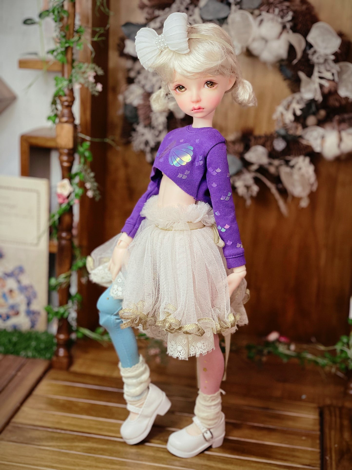 【ファティアオドールショップ】マットメリージェーン C13 マルチカラー/BJD 4点 MSD MDD AZONE AZO2 BO50 AngelPhilia