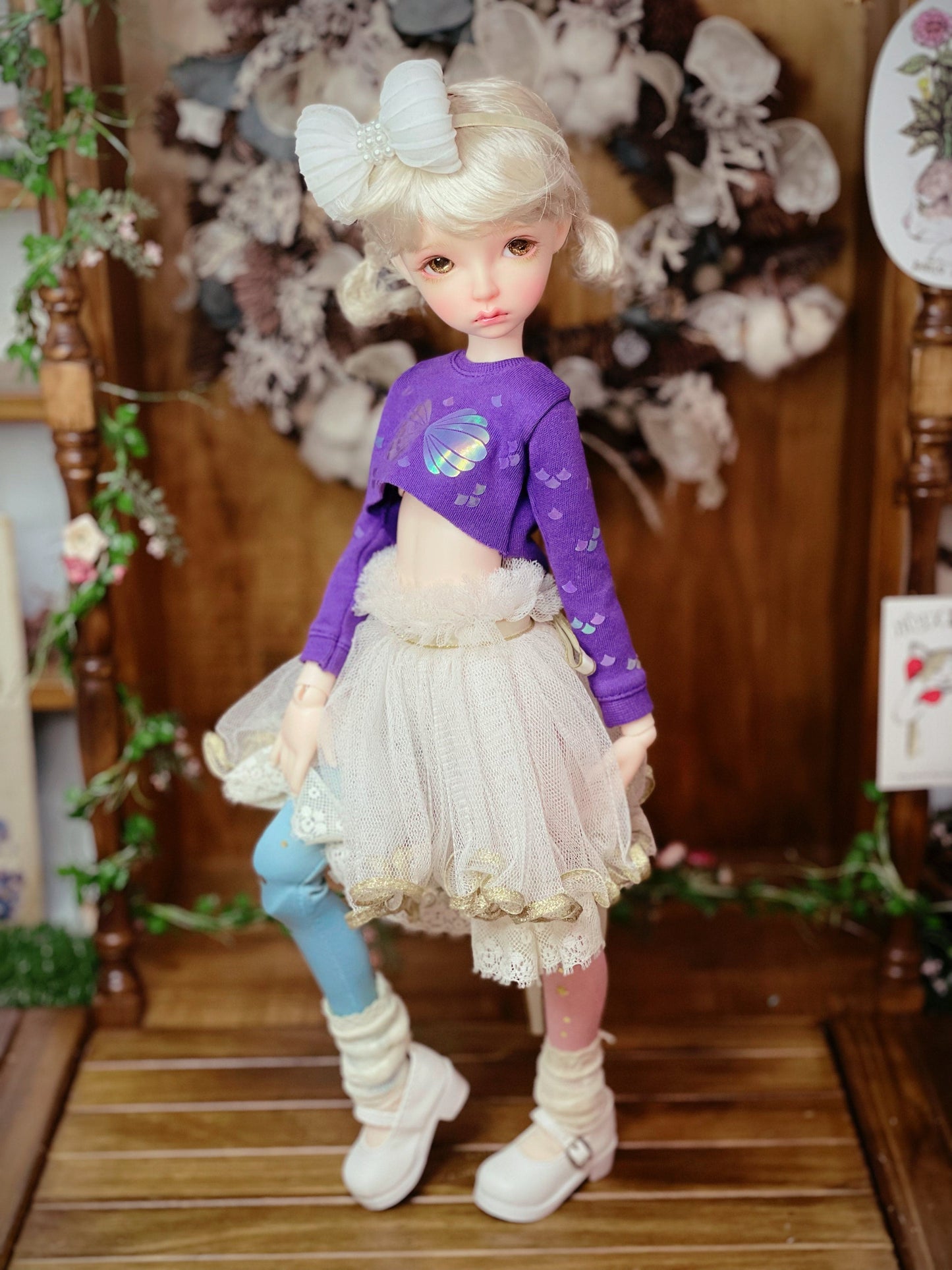 【ファティアオドールショップ】マットメリージェーン C13 マルチカラー/BJD 4点 MSD MDD AZONE AZO2 BO50 AngelPhilia