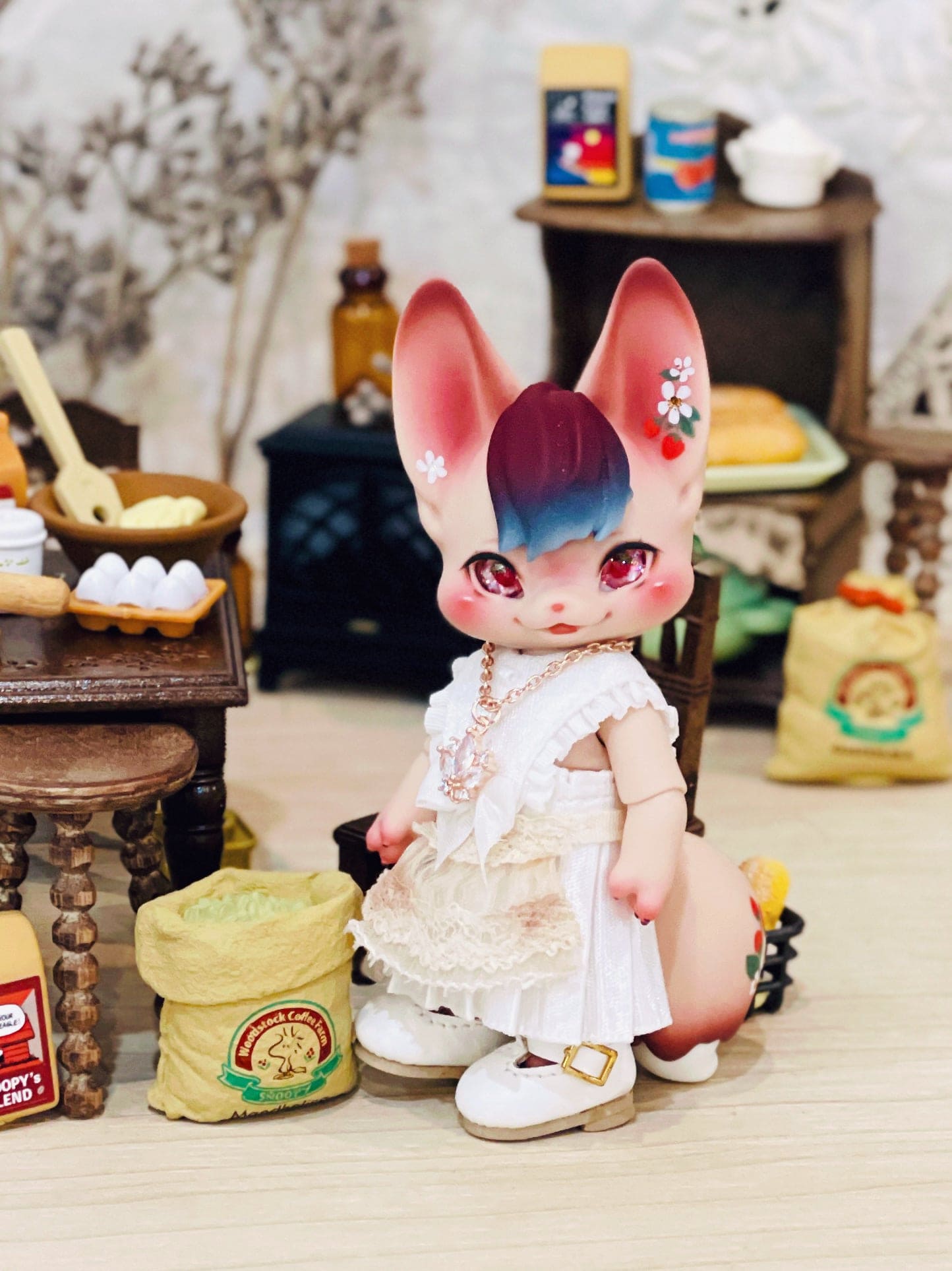 【紀物】1/6 項鍊 三葉 / momoko Pureneemo Blythe Angel Philia - 紀物書館+JiWu Bookstore