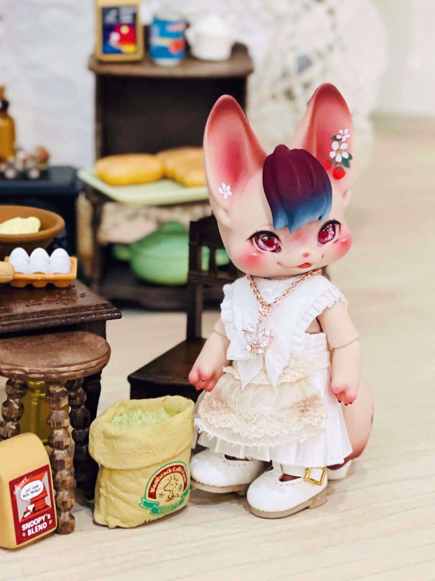 【紀物】1/6 項鍊 三葉 / momoko Pureneemo Blythe Angel Philia - 紀物書館+JiWu Bookstore