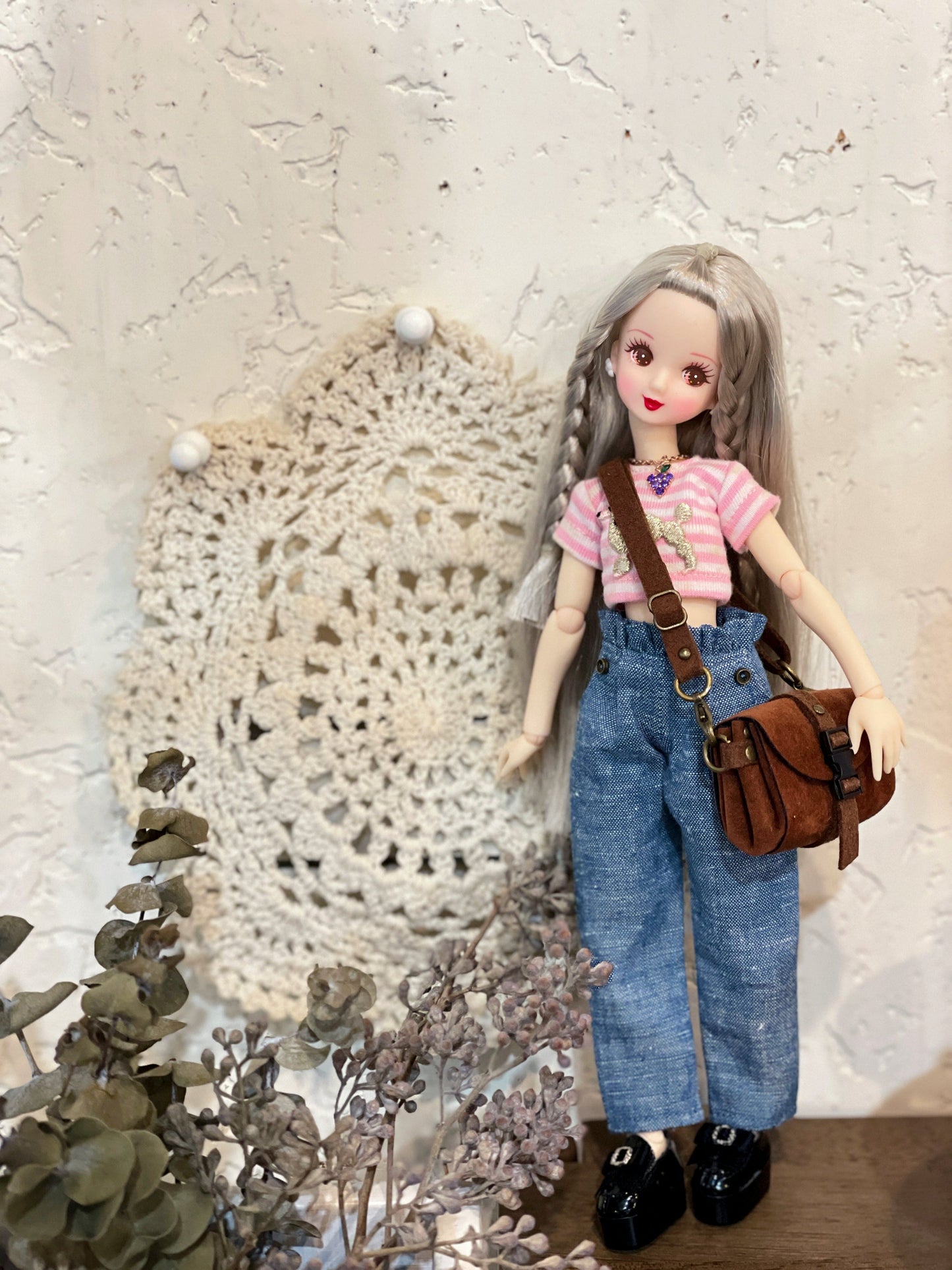 【1PinFun】肩背包 腰包 多色 / BJD 1/4 MSD MDD AZO2 OB50 AngelPhilia momoko 小布 莉卡 Azone 膠皮 1/6 - 紀物書館+JiWu Bookstore