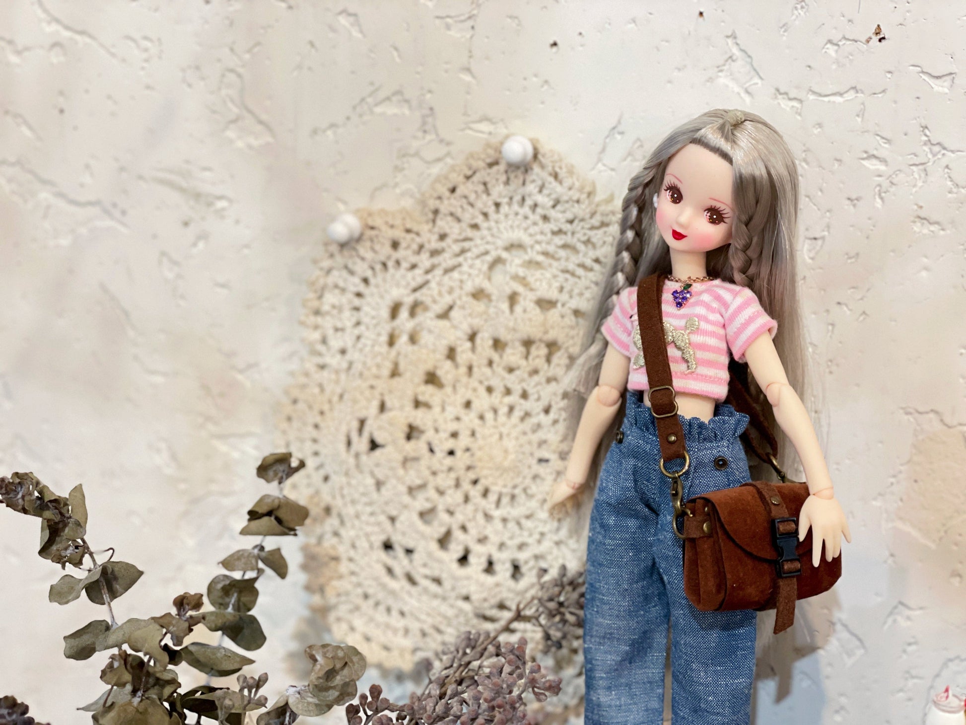 【1PinFun】肩背包 腰包 多色 / BJD 1/4 MSD MDD AZO2 OB50 AngelPhilia momoko 小布 莉卡 Azone 膠皮 1/6 - 紀物書館+JiWu Bookstore